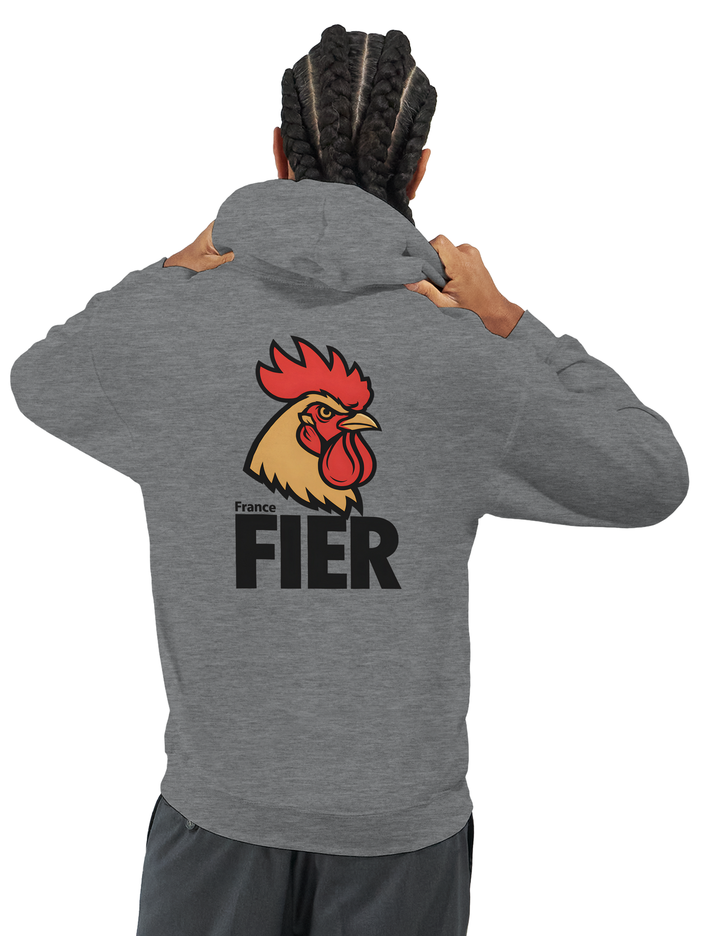 Kapuzenpullover "France Fier" Klassiker | Gildan® 18500