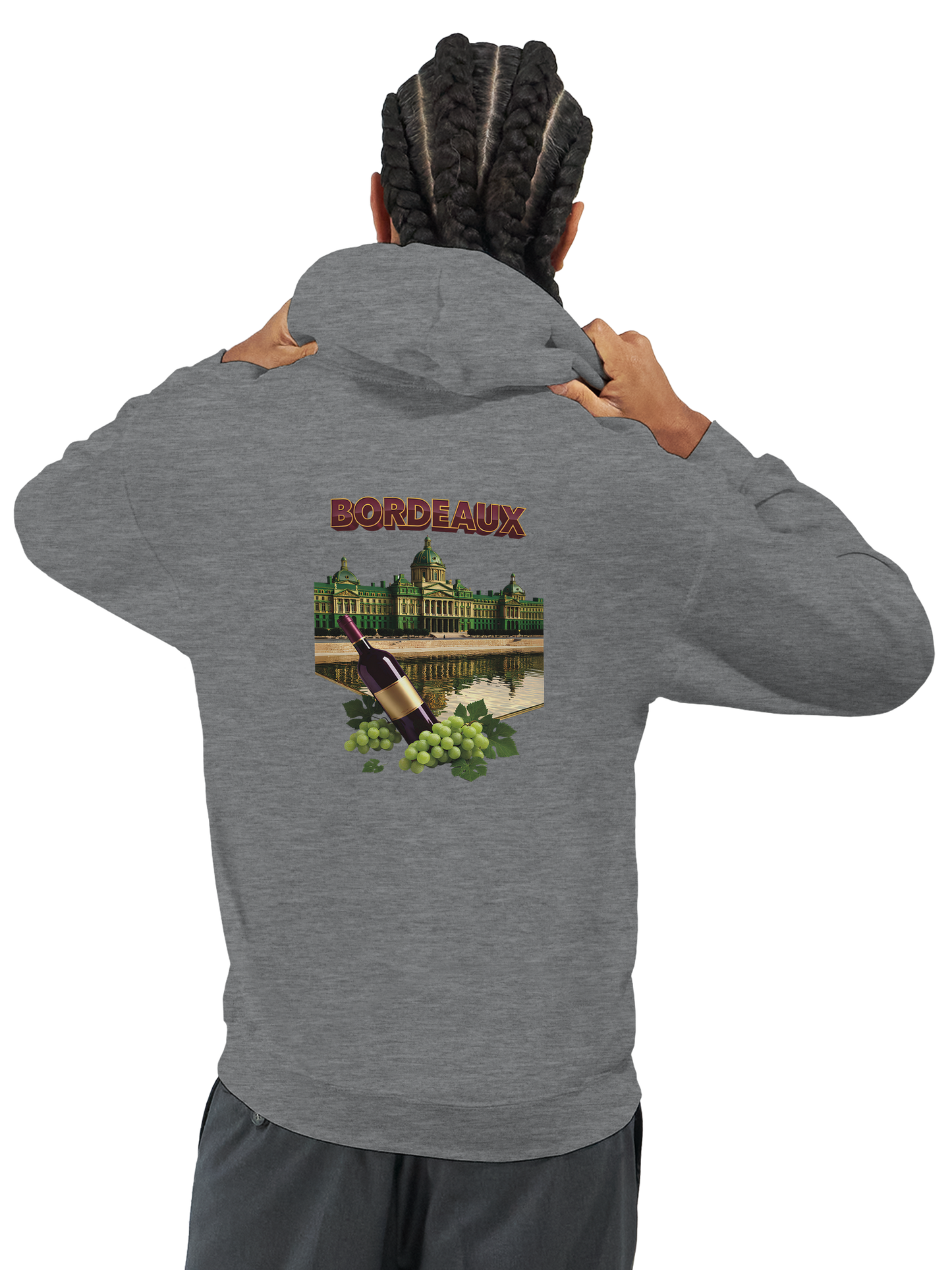 Unisex-Hoodie Bordeaux Stadt Frankreich klassisch | Gildan® 18500