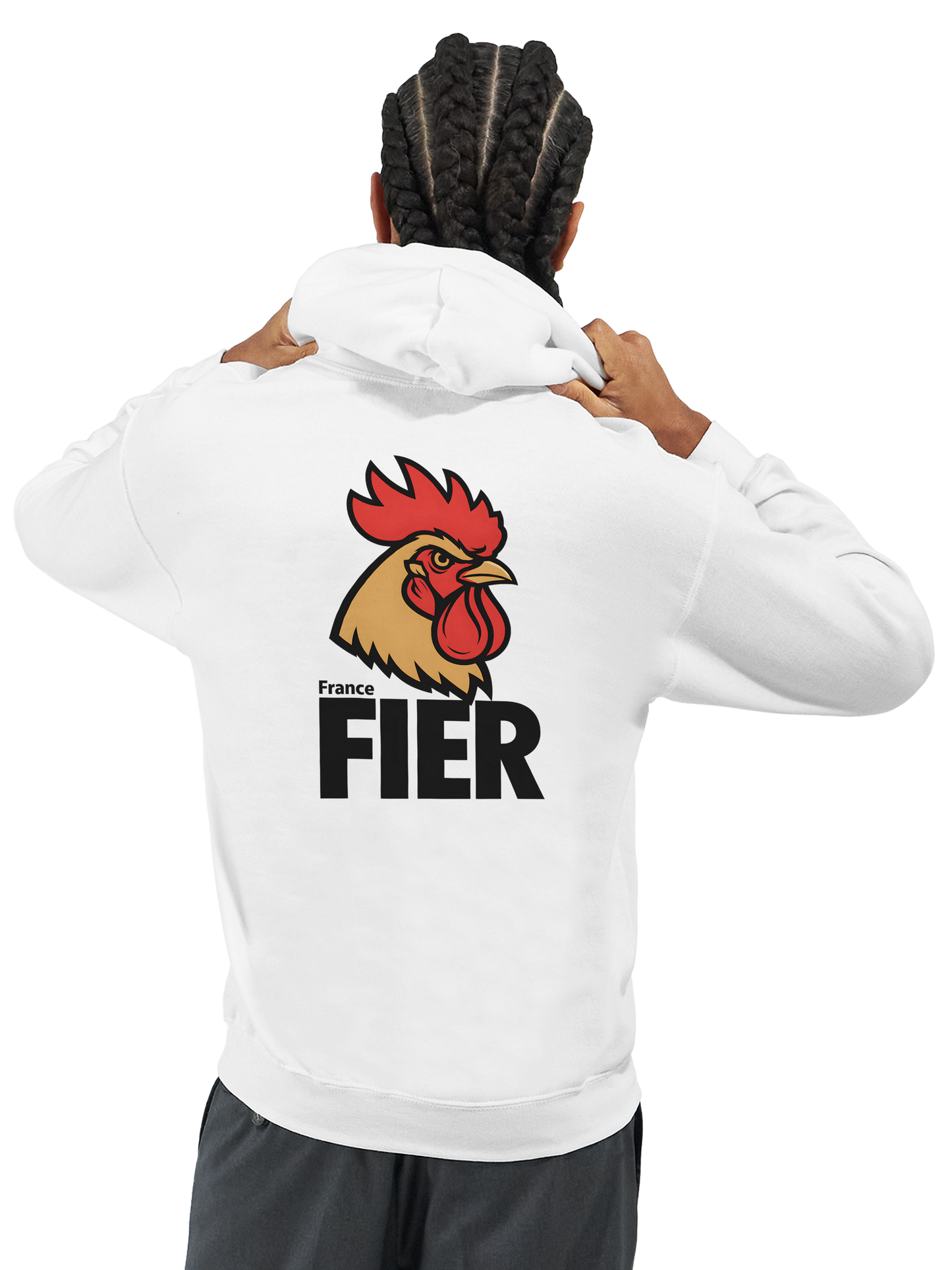 Kapuzenpullover "France Fier" Klassiker | Gildan® 18500