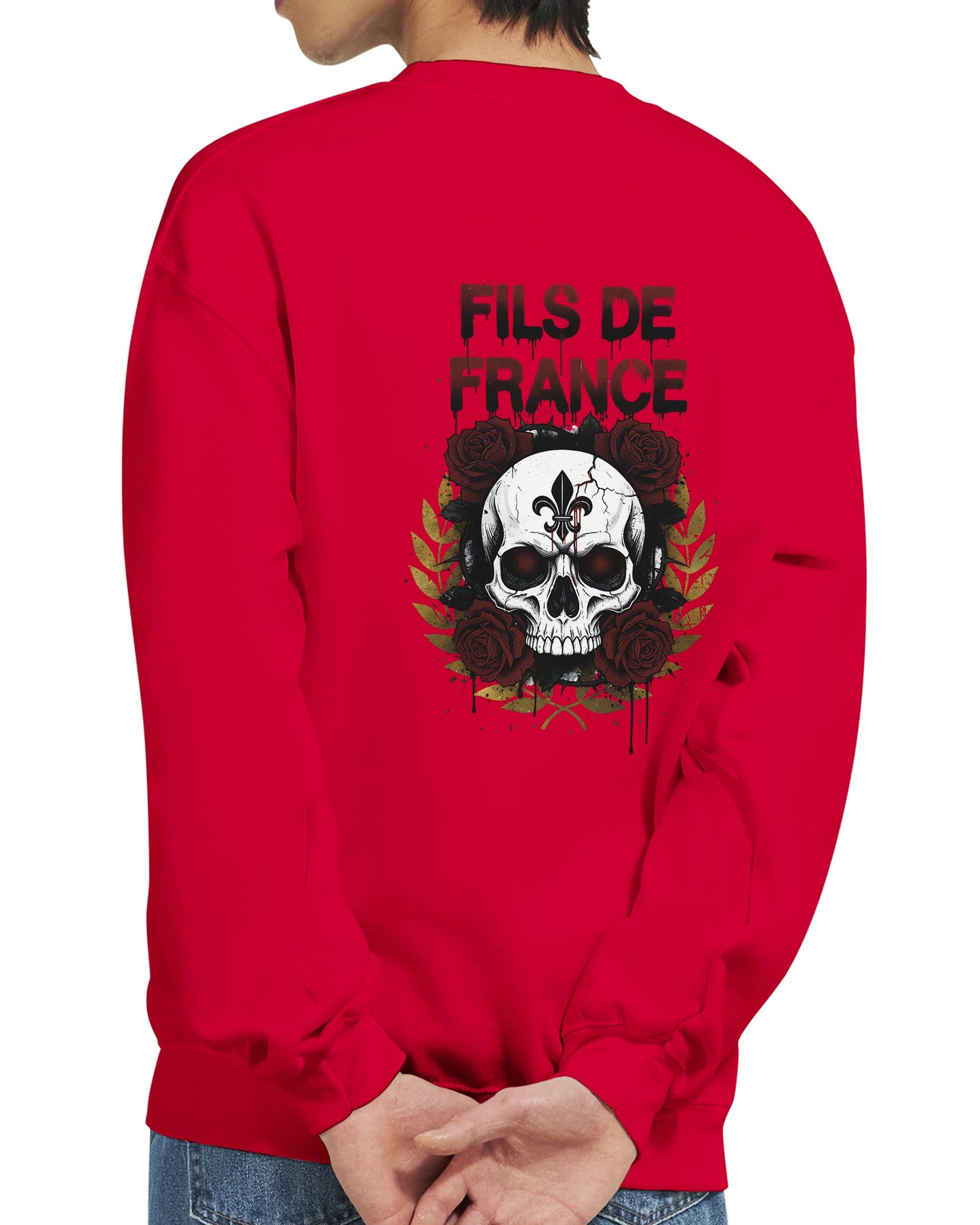 Sweatshirt Fils de France Herren French Style Klassisch Rundhals | Gildan® 18000