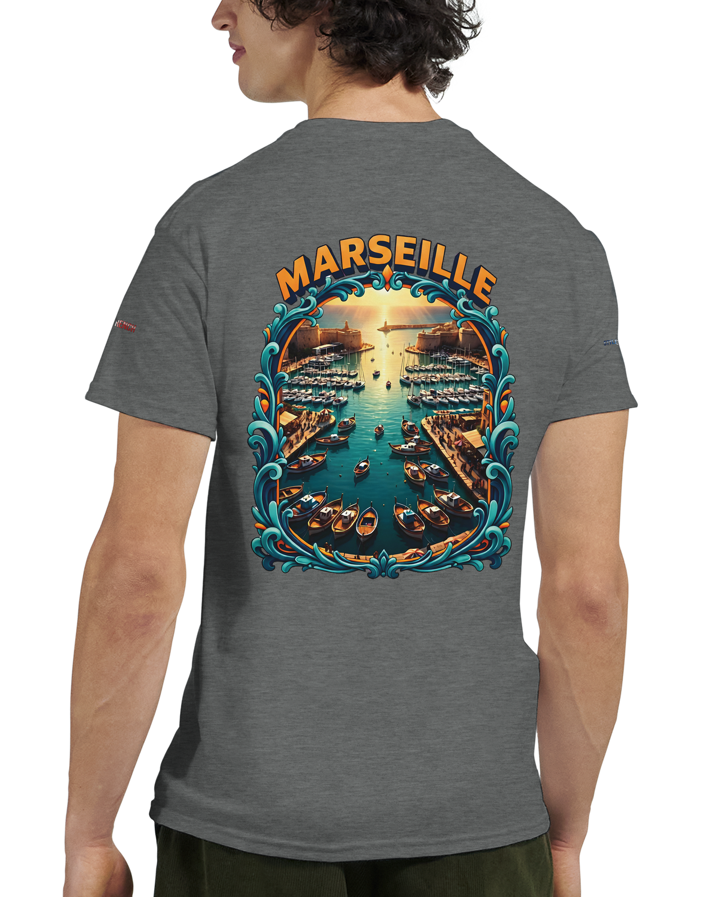 Unisex-T-Shirt Marseille, dick, Rundhalsausschnitt | Gildan® 5000