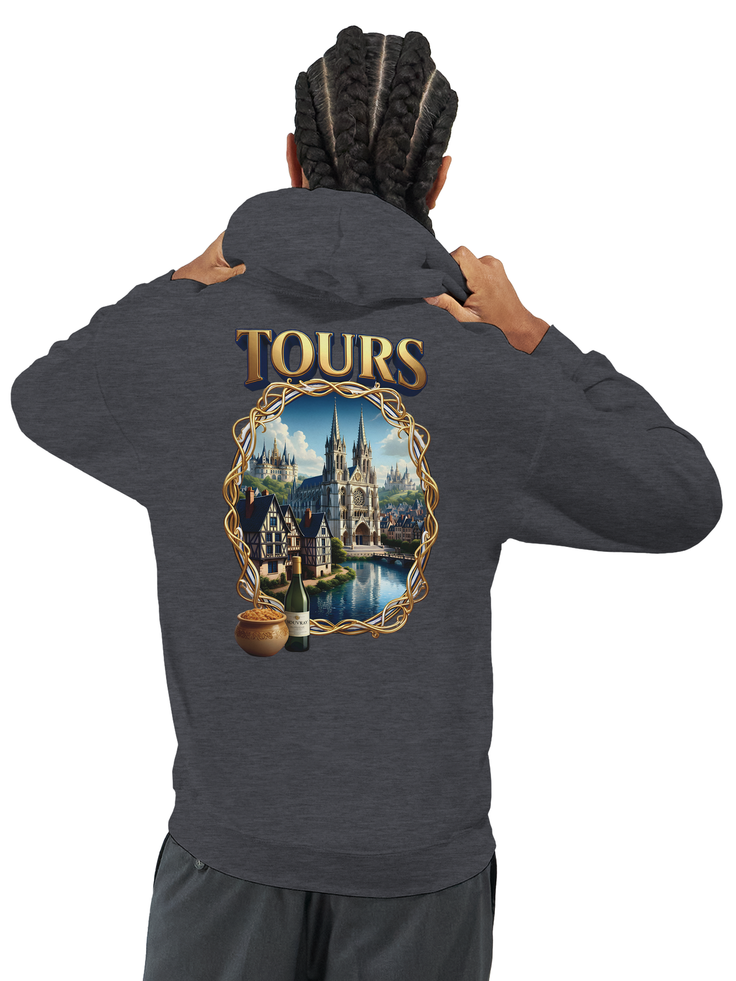 Unisex Tours city of France classic hoodie | Gildan® 18500