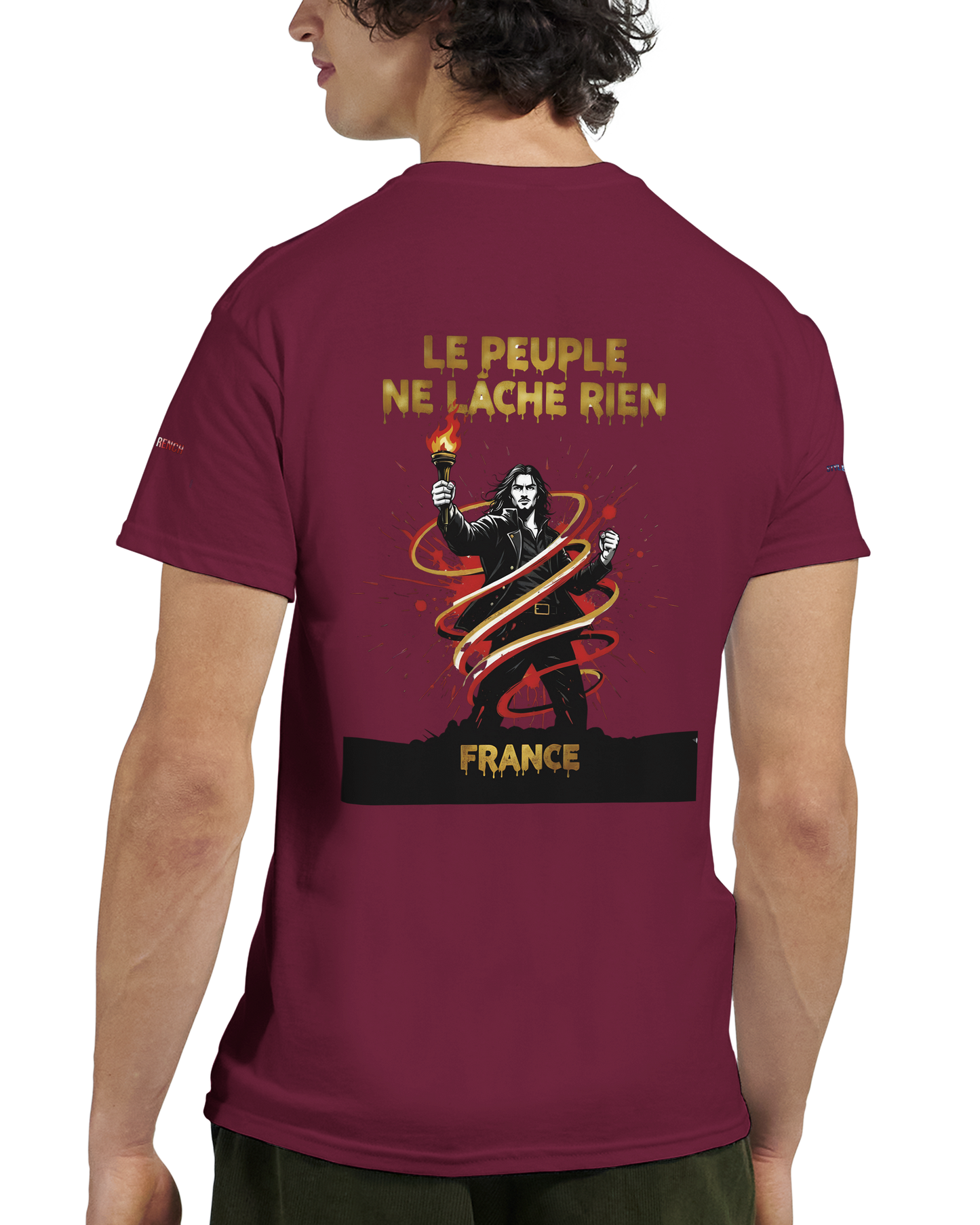 T-shirt Homme Le Peuple Ne Lâche Rien - Coton Premium