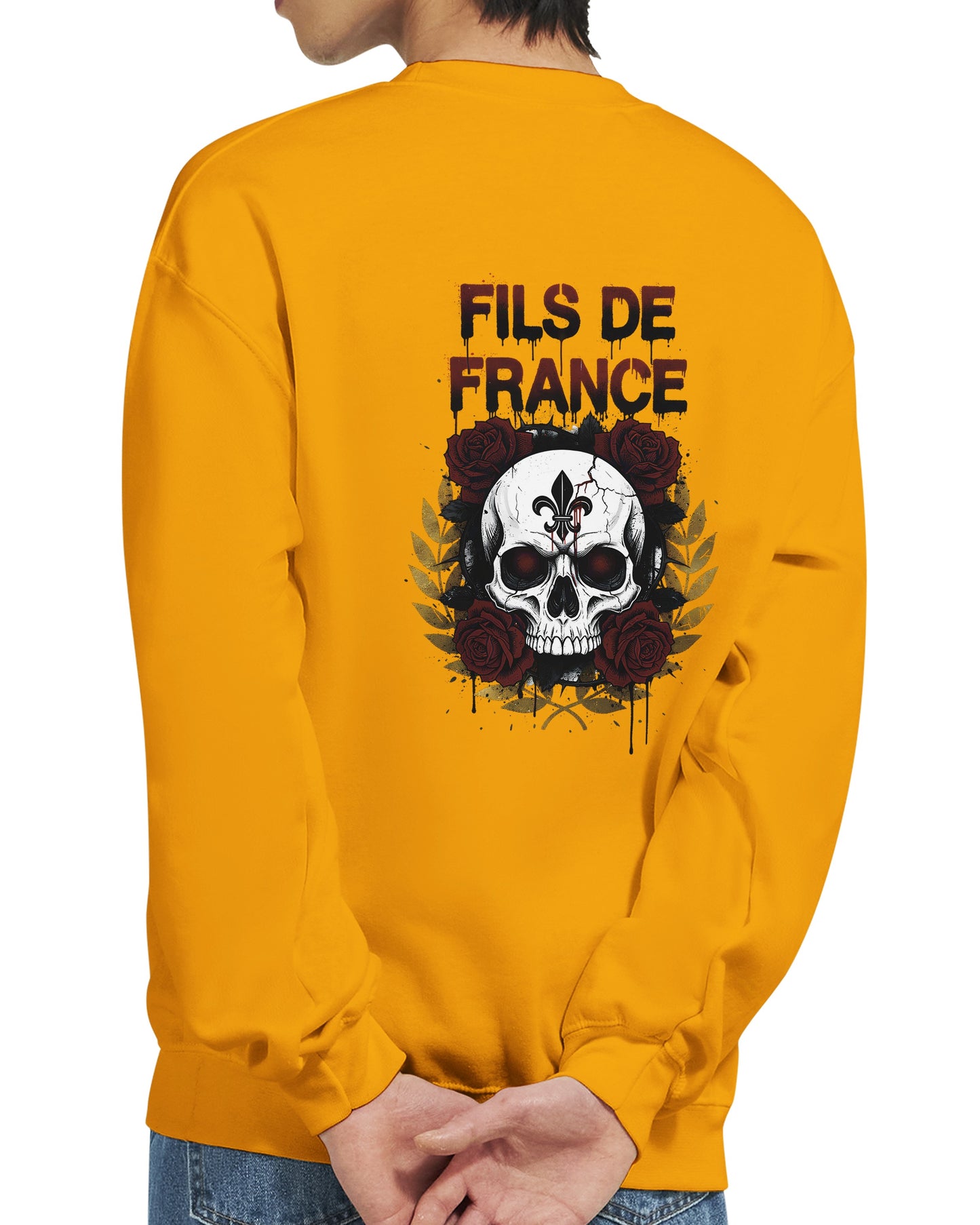 Sweatshirt Fils de France Herren French Style Klassisch Rundhals | Gildan® 18000