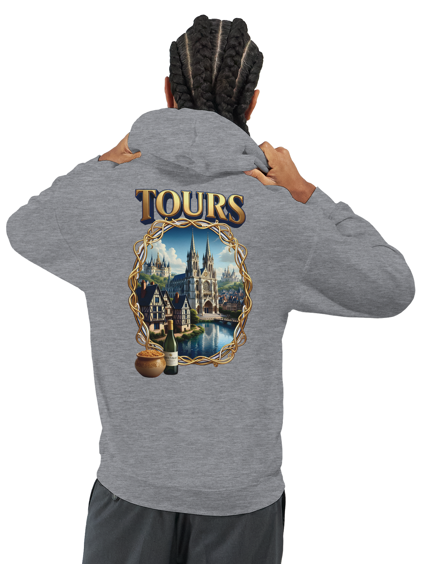 Unisex Tours city of France classic hoodie | Gildan® 18500