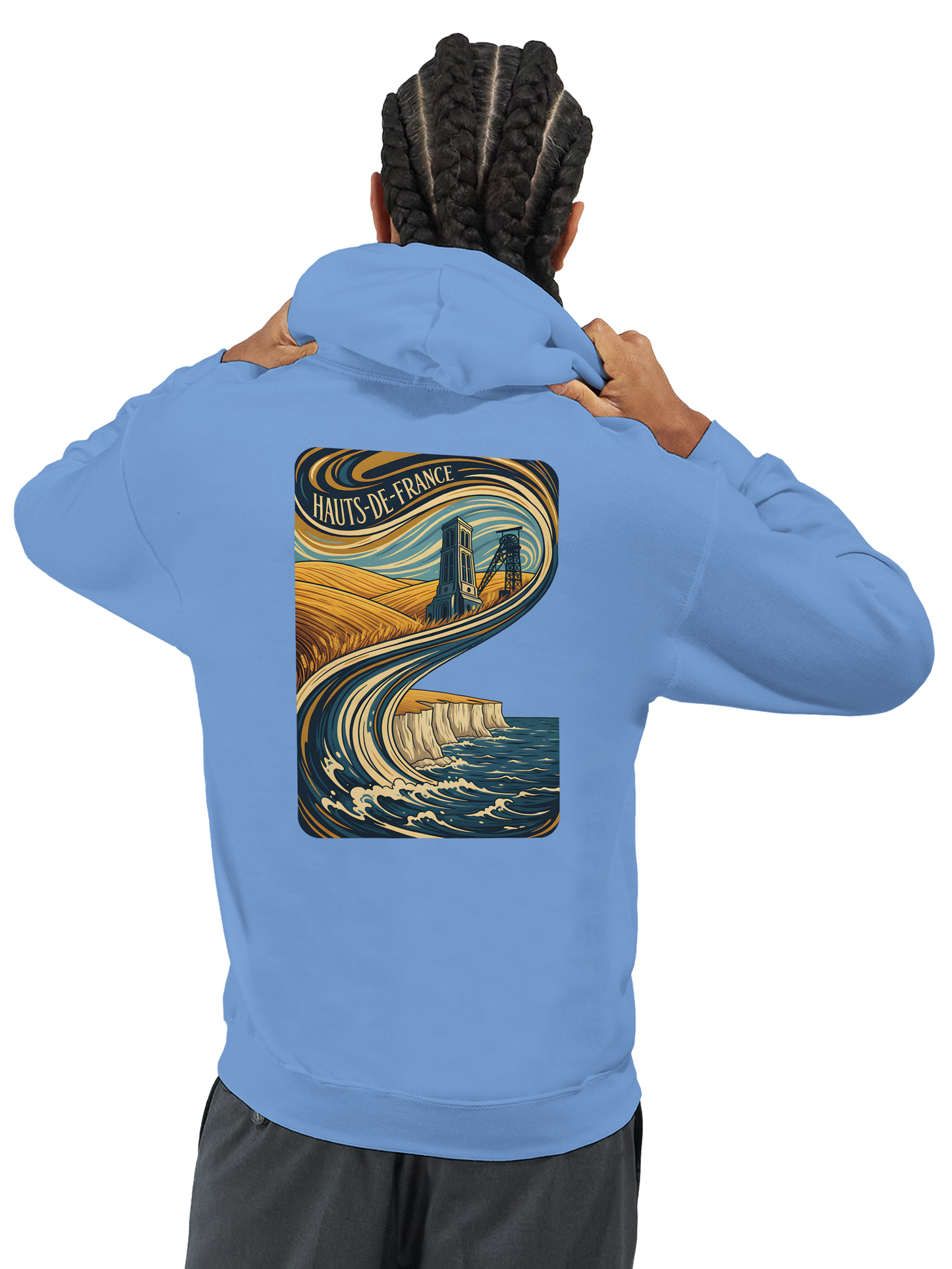Klassischer Unisex-Hoodie von Top de France | Gildan® 18500
