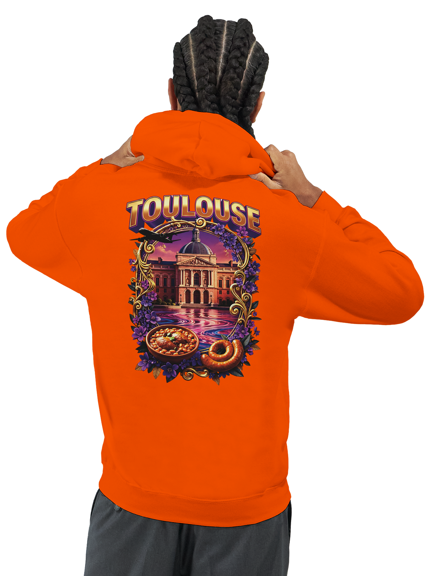 Unisex-Kapuzenpullover Toulouse Stadt Frankreich klassisch | Gildan® 18500