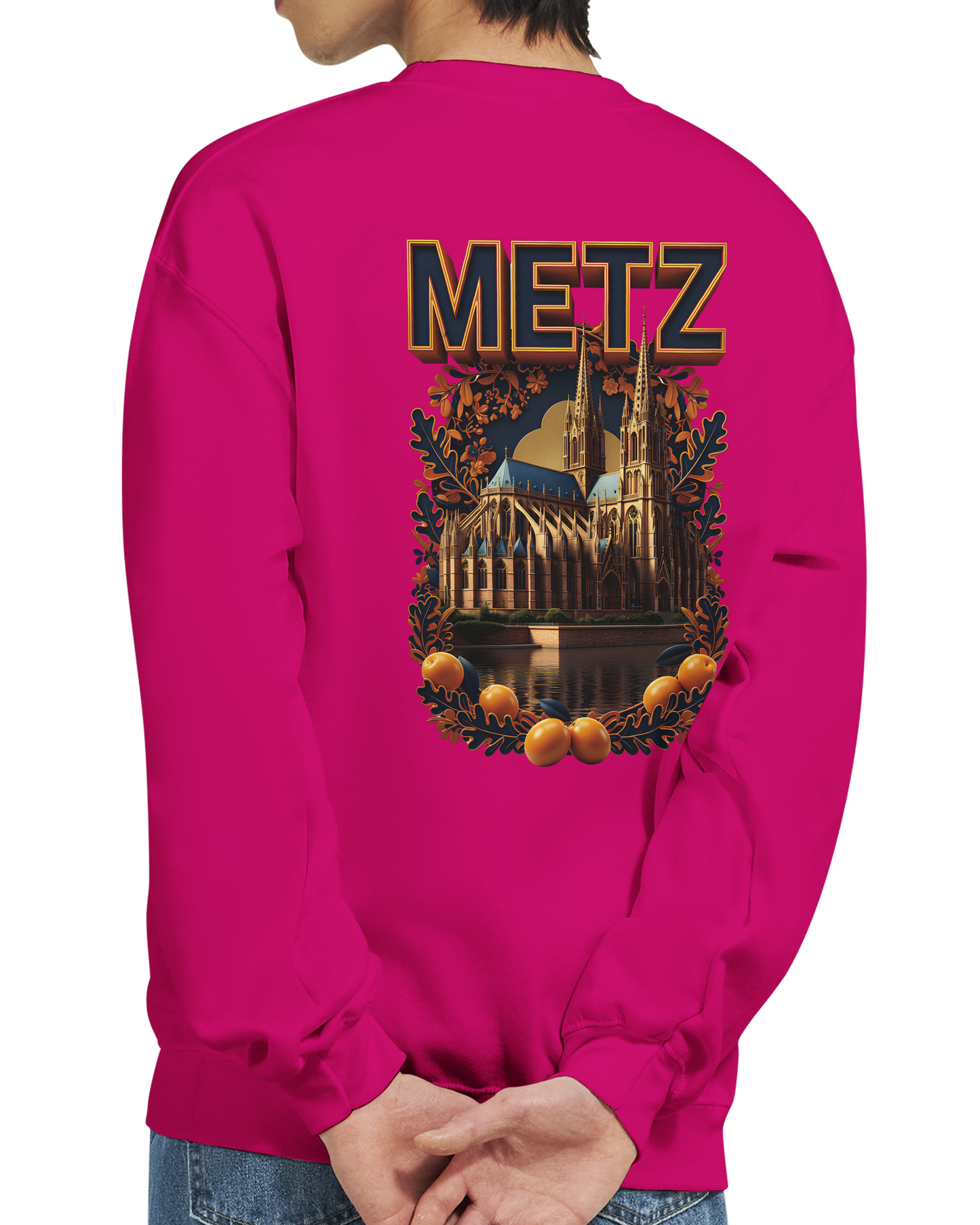 Unisex Sweatshirt Metz France City Classic Crewneck | Gildan® 18000