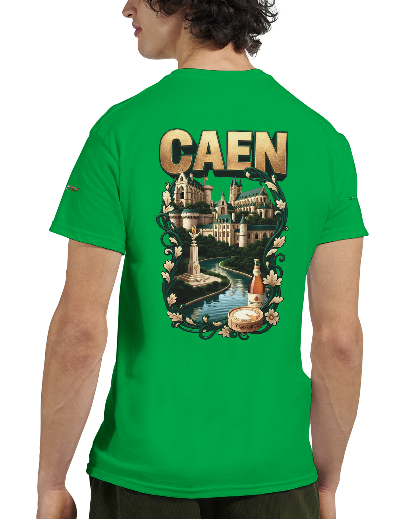 Unisex-T-Shirt Caen Stadt in Frankreich | Gildan® 5000