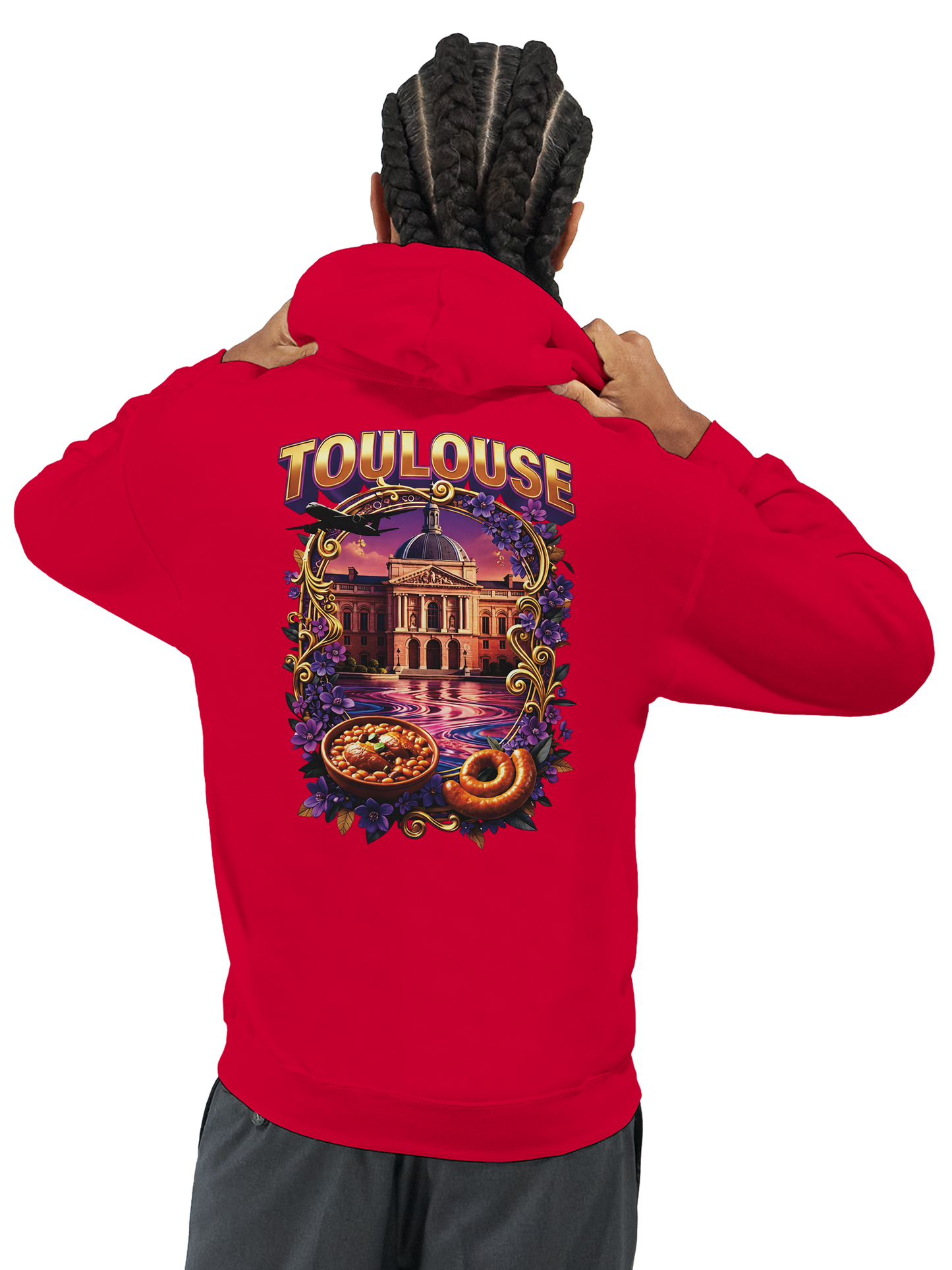 Unisex-Kapuzenpullover Toulouse Stadt Frankreich klassisch | Gildan® 18500