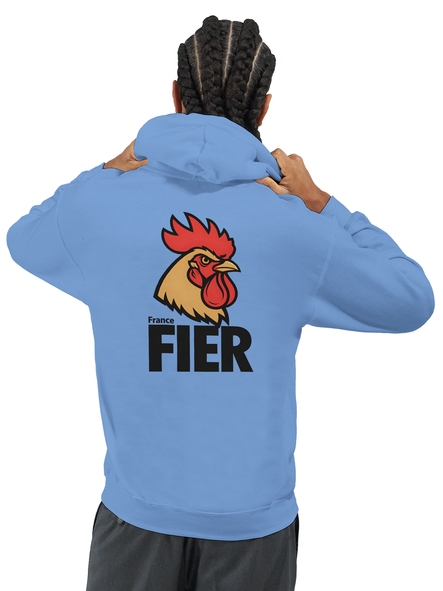 Kapuzenpullover "France Fier" Klassiker | Gildan® 18500