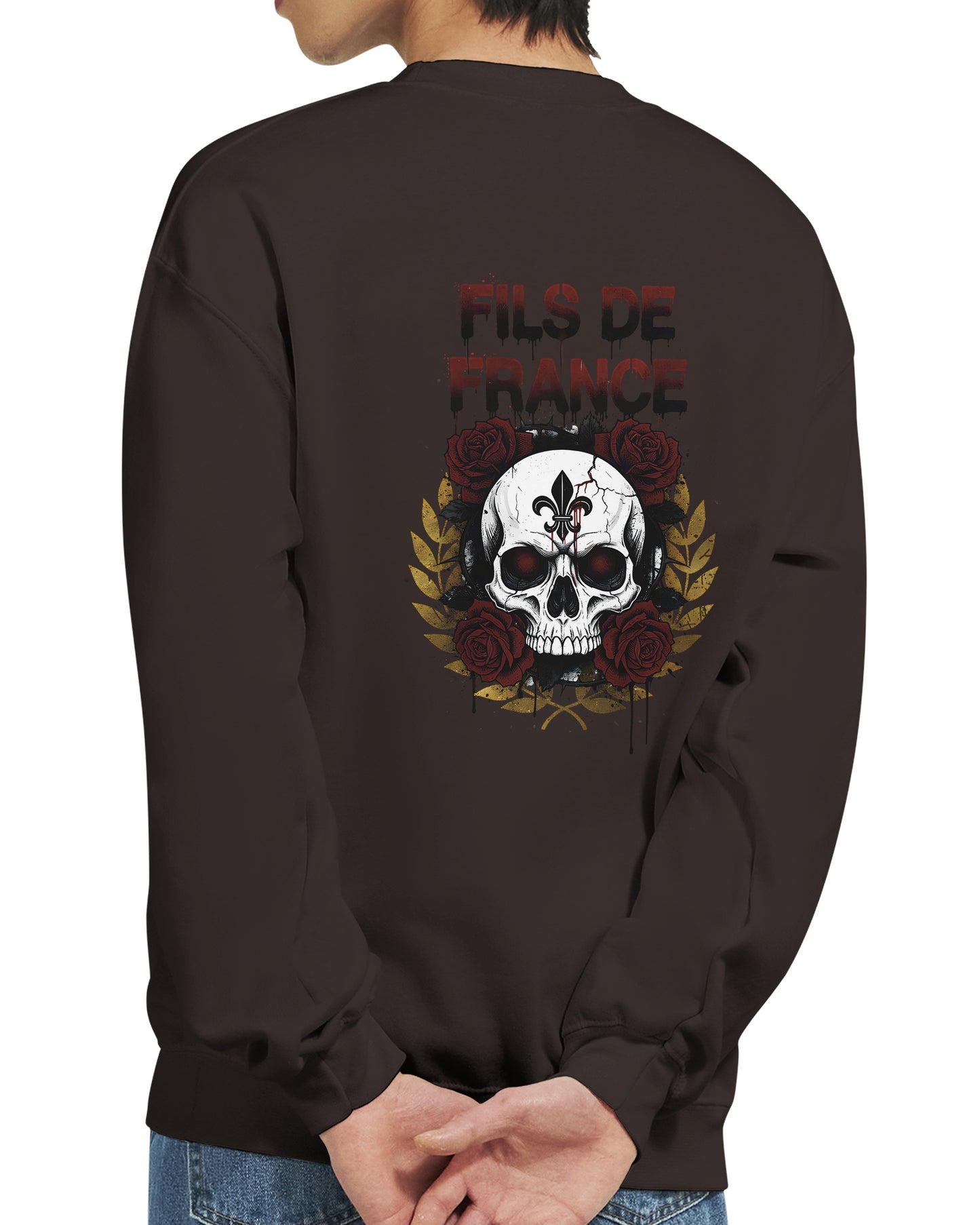 Sweatshirt Fils de France Herren French Style Klassisch Rundhals | Gildan® 18000