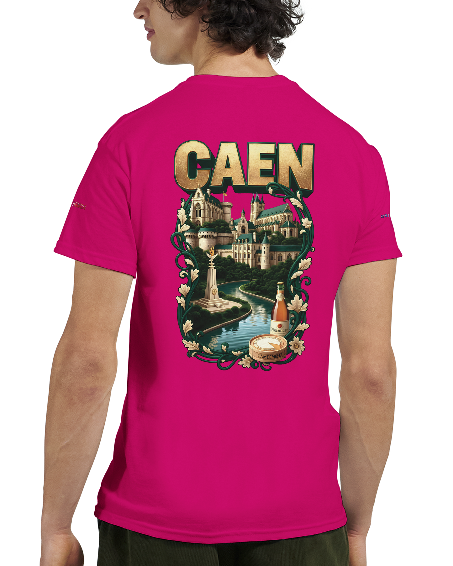 Unisex-T-Shirt Caen Stadt in Frankreich | Gildan® 5000