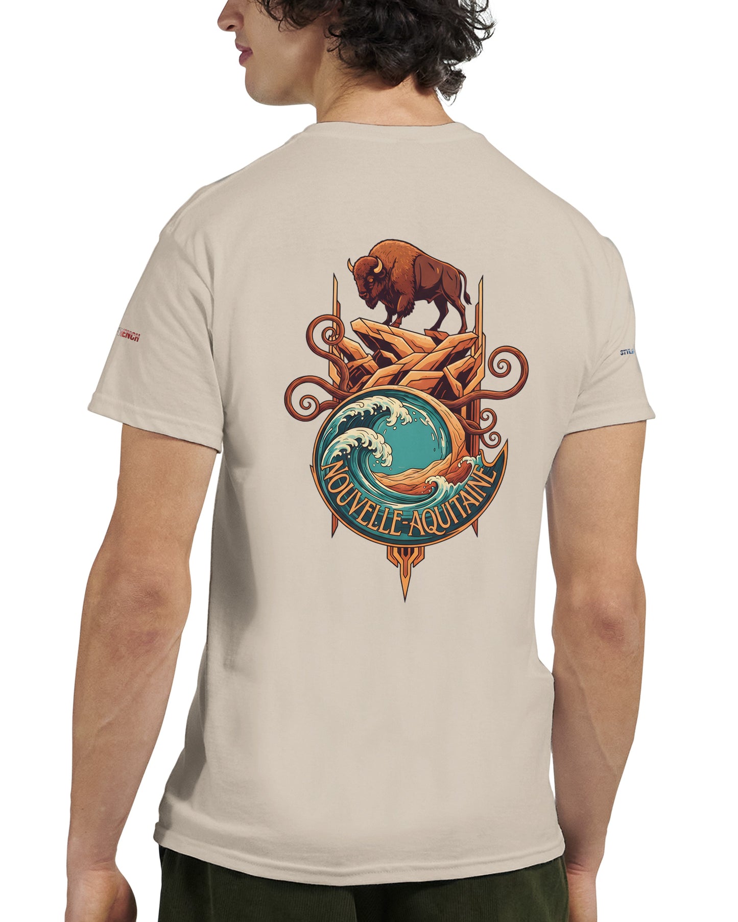T-Shirt Neu-Aquitanien, dick, Rundhalsausschnitt | Gildan® 5000