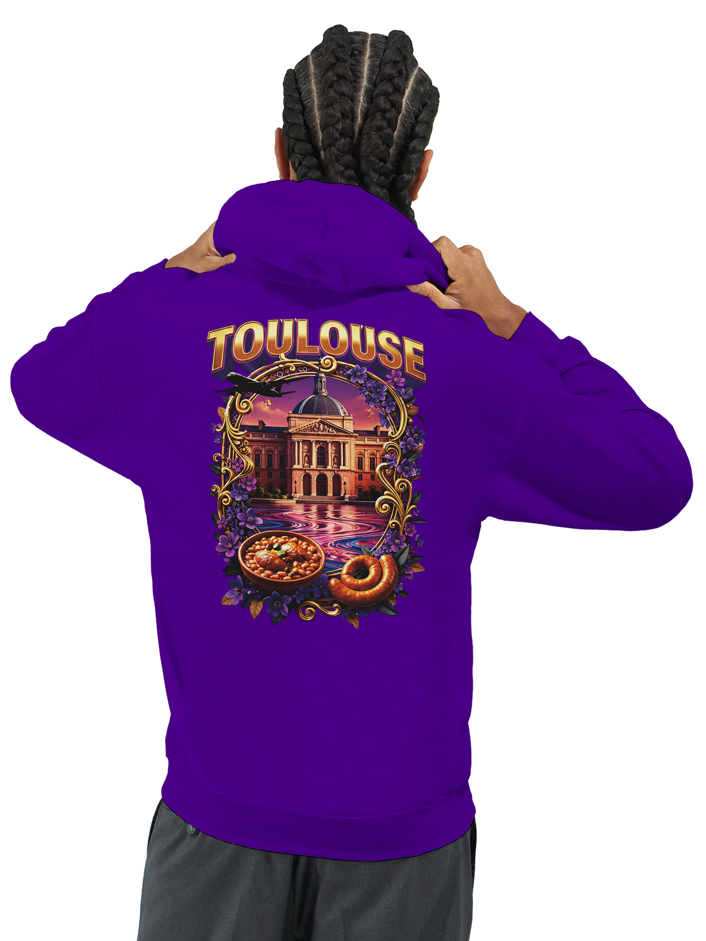 Unisex-Kapuzenpullover Toulouse Stadt Frankreich klassisch | Gildan® 18500