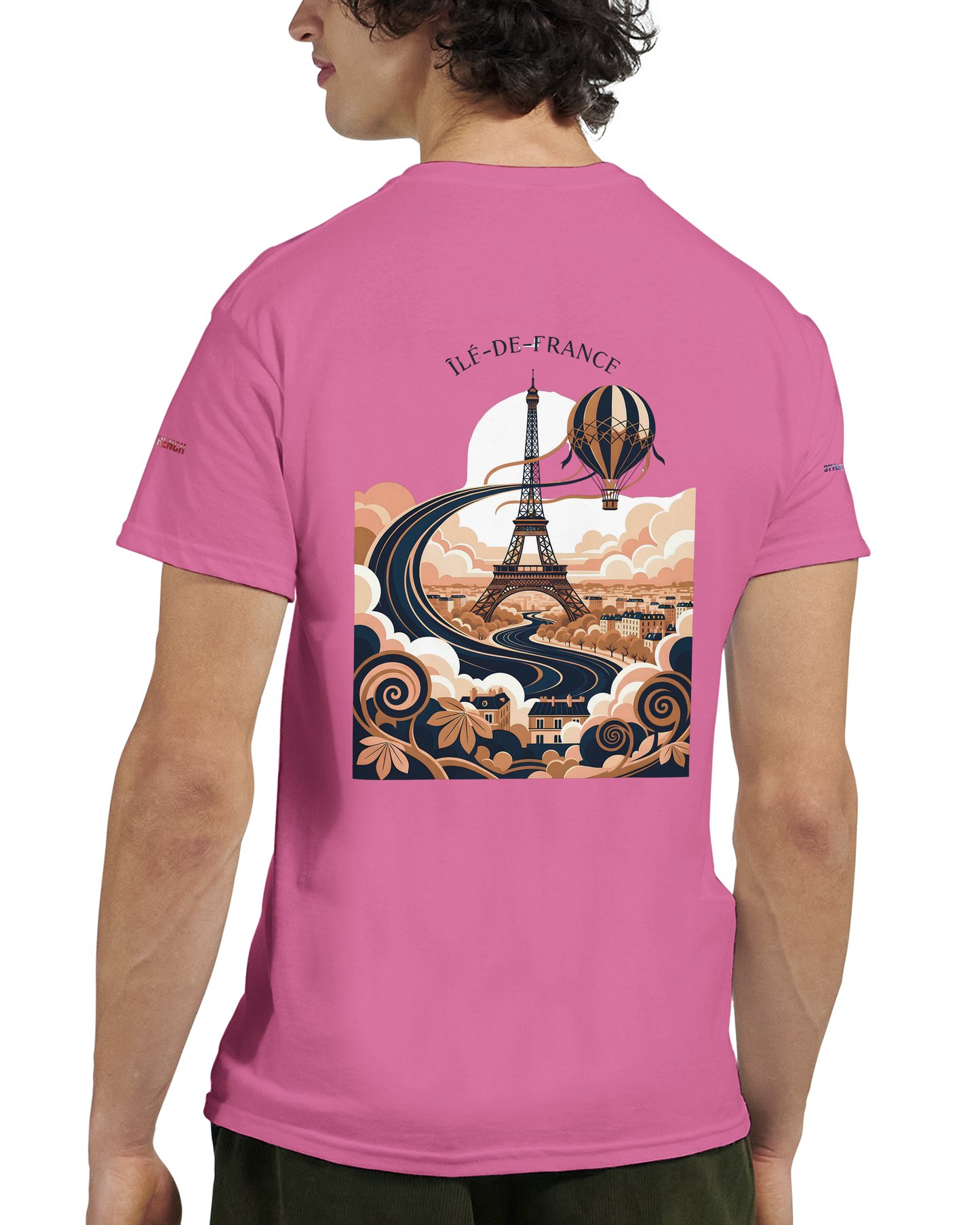 Unisex T-Shirt Île-de-France dick rundhals | Gildan® 5000