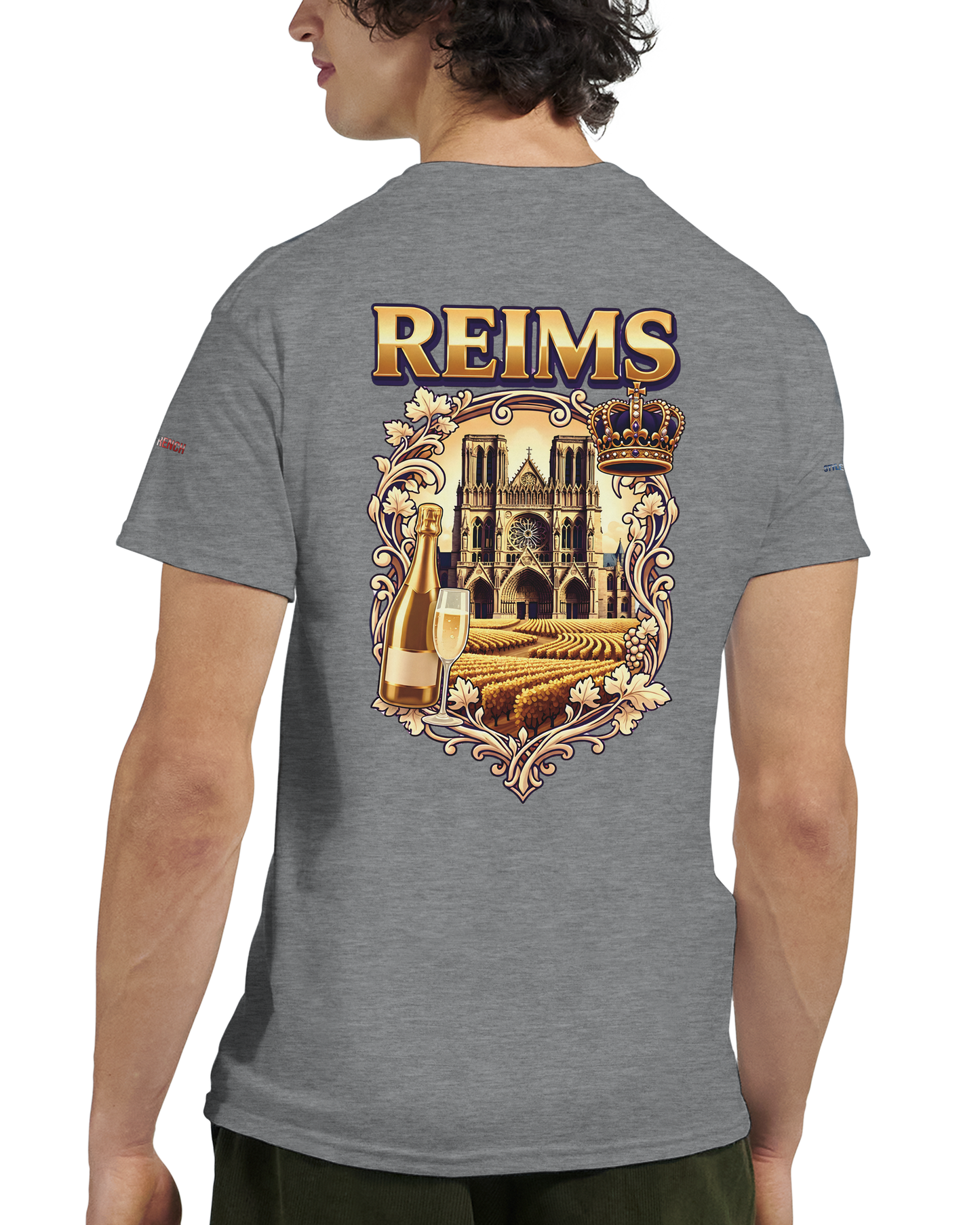T-shirt Unisexe Reims - Ville de France - Coton Premium