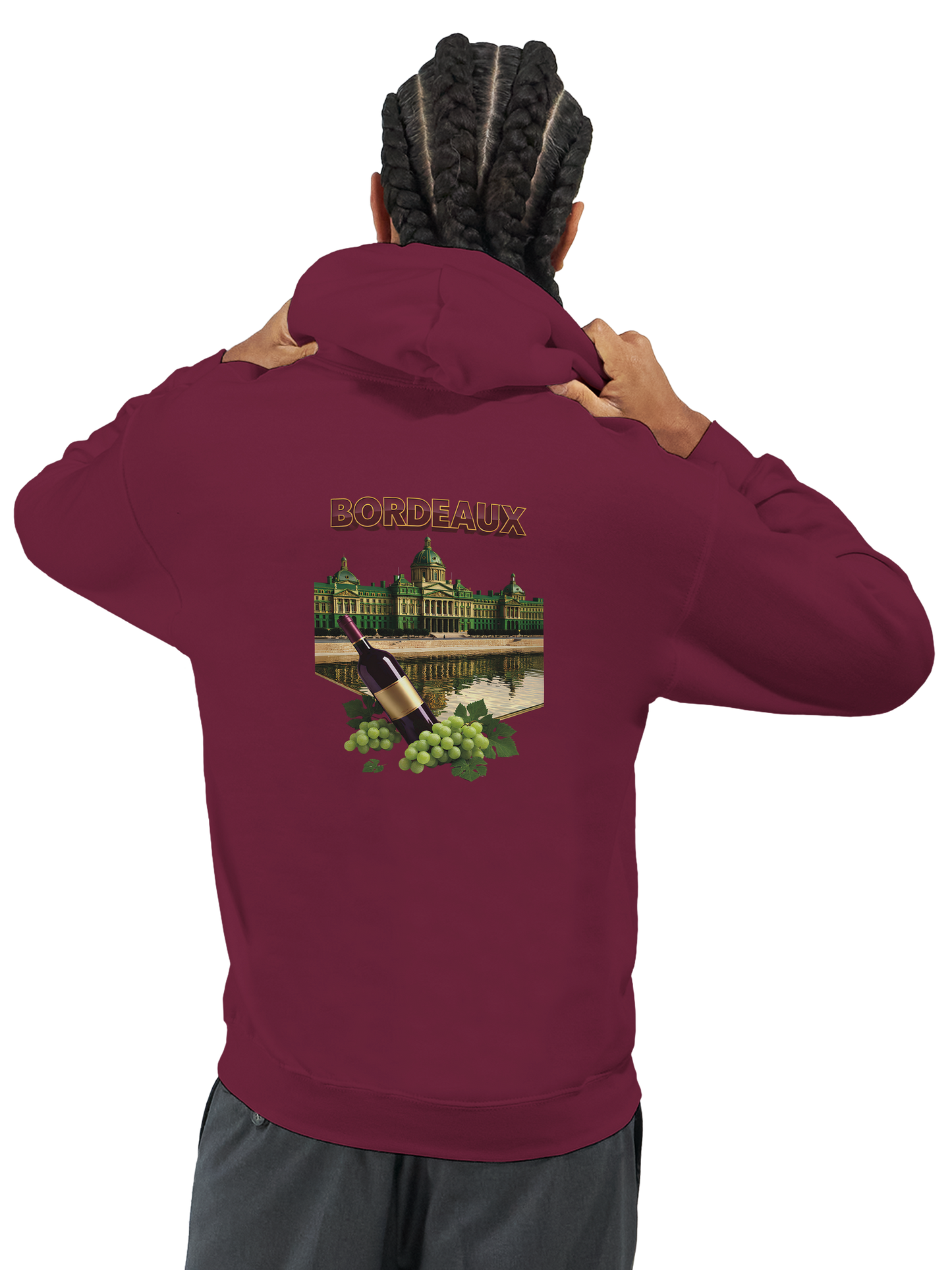 Unisex-Hoodie Bordeaux Stadt Frankreich klassisch | Gildan® 18500