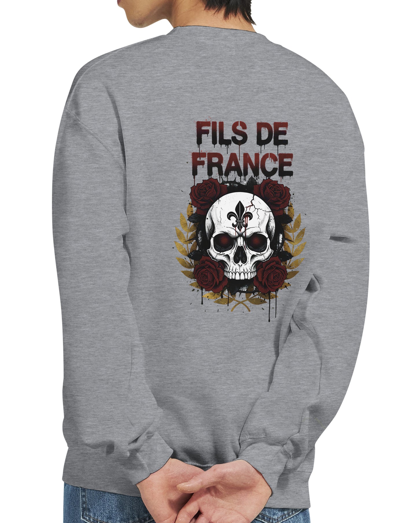 Sweatshirt Fils de France Herren French Style Klassisch Rundhals | Gildan® 18000