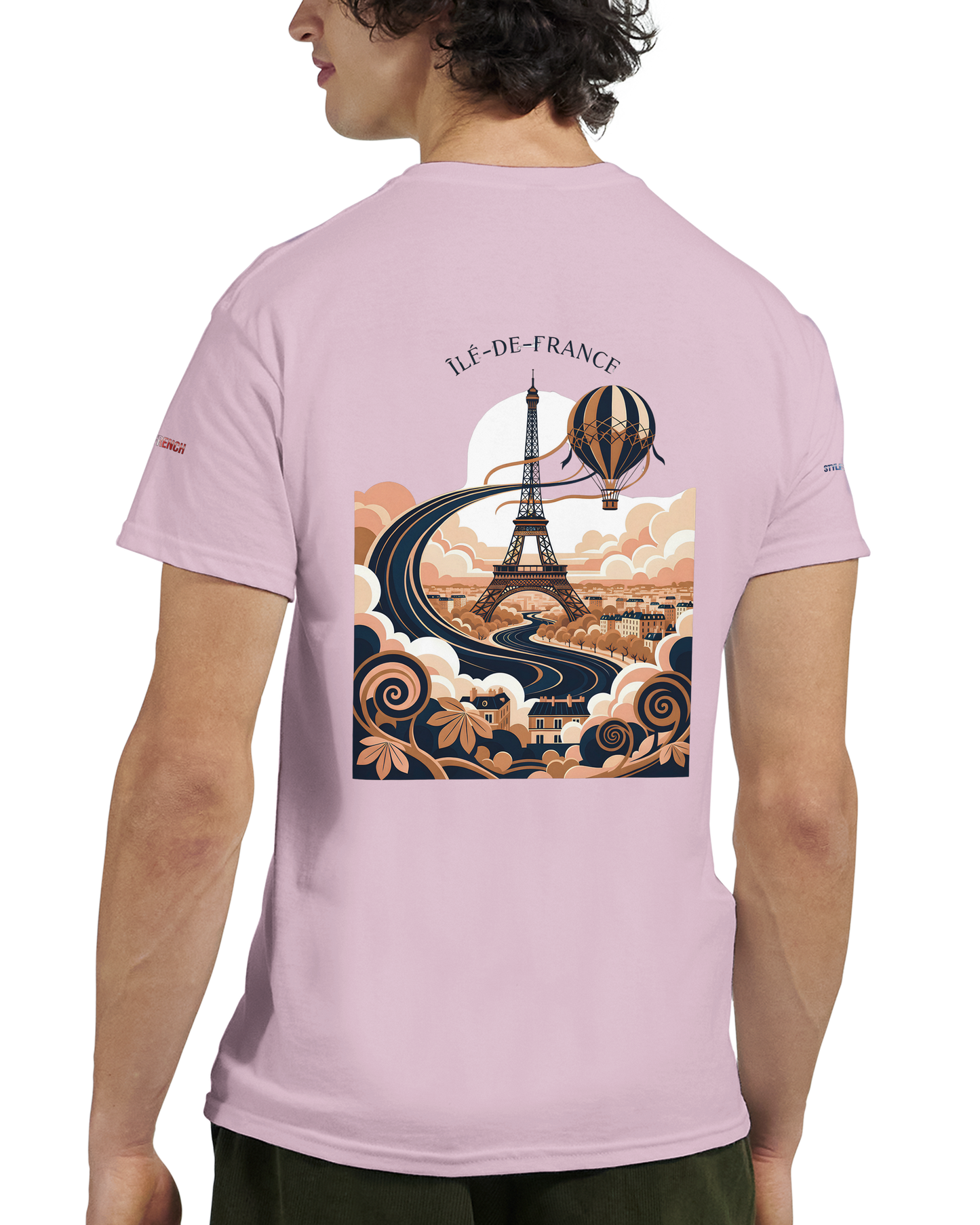 Unisex T-Shirt Île-de-France dick rundhals | Gildan® 5000
