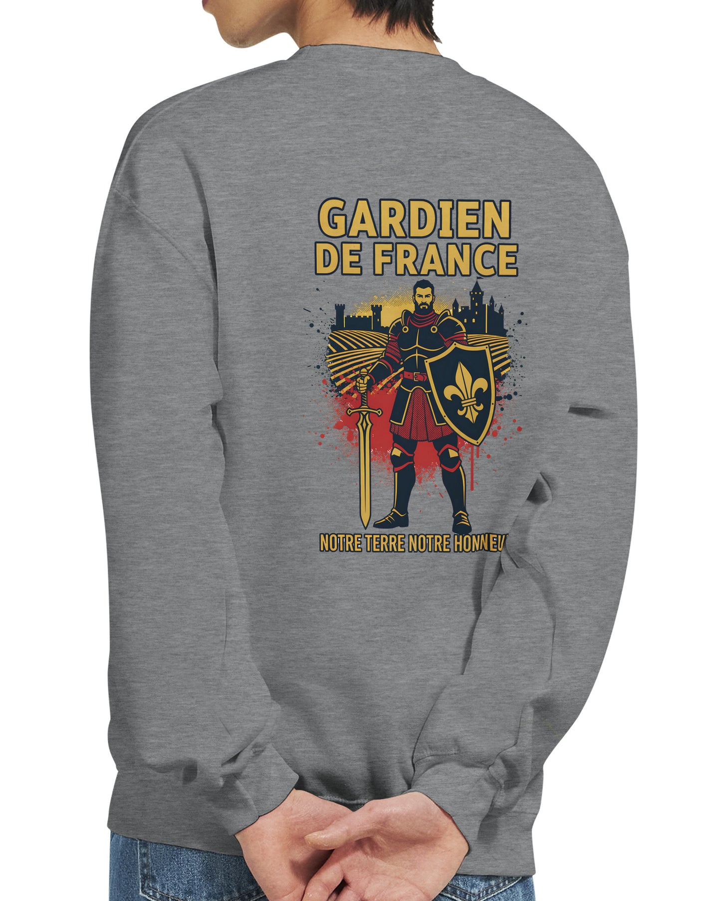 Men's France Goalkeeper Classic Crewneck Sweatshirt | Gildan® 18000