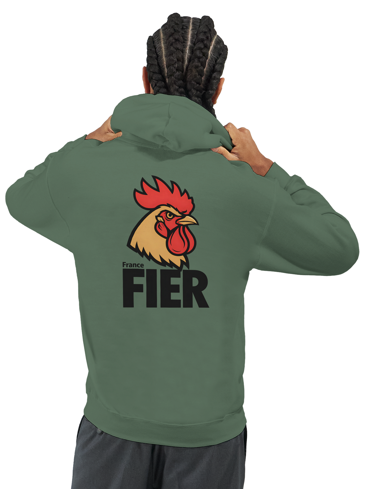 Kapuzenpullover "France Fier" Klassiker | Gildan® 18500