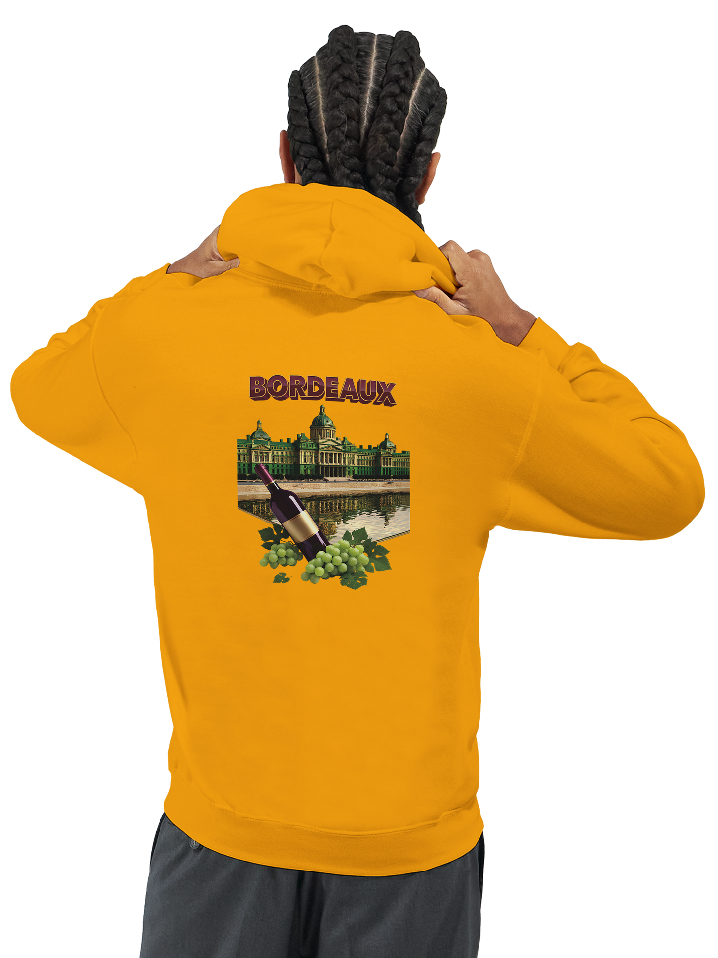 Unisex-Hoodie Bordeaux Stadt Frankreich klassisch | Gildan® 18500