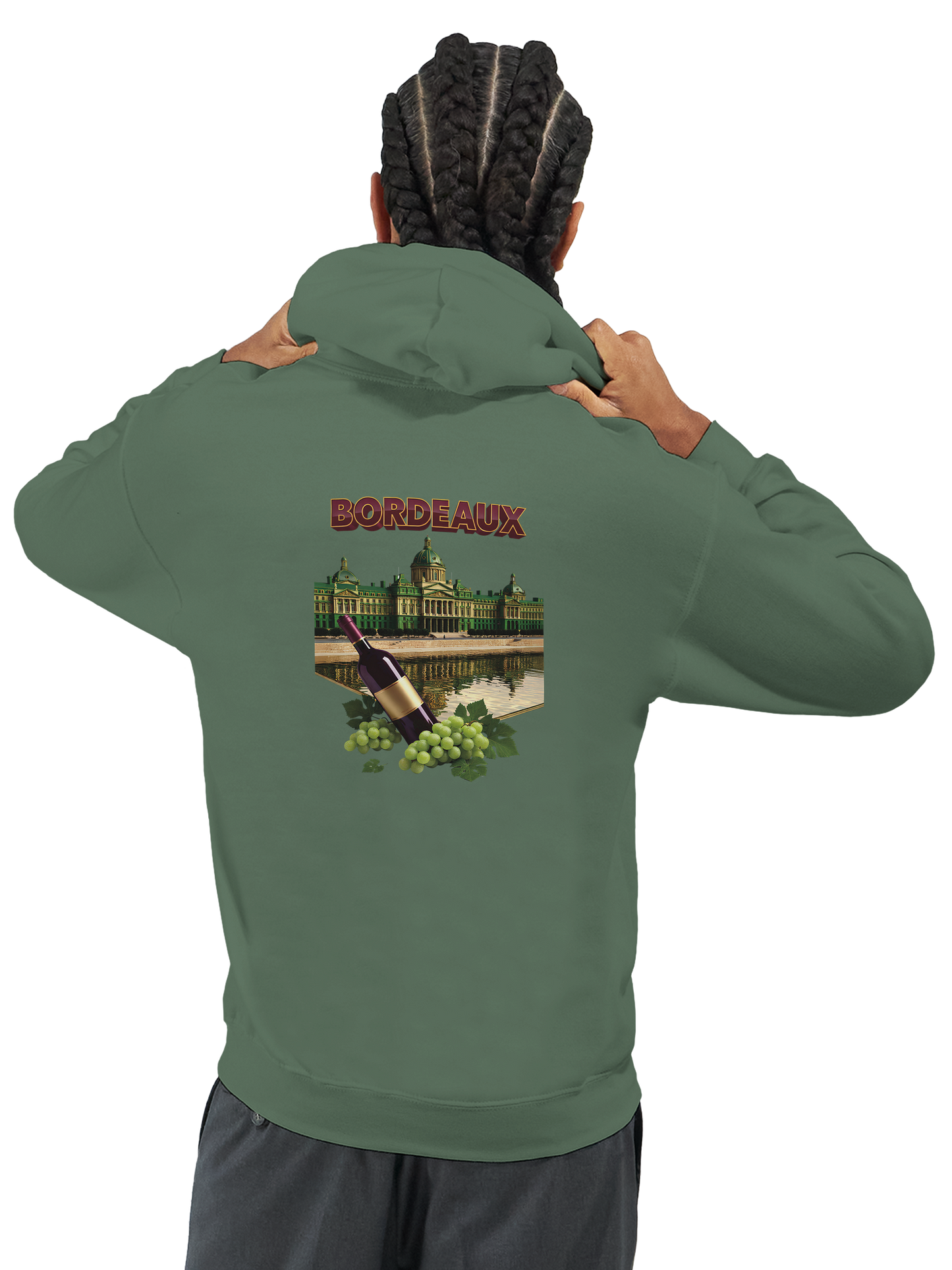 Unisex-Hoodie Bordeaux Stadt Frankreich klassisch | Gildan® 18500