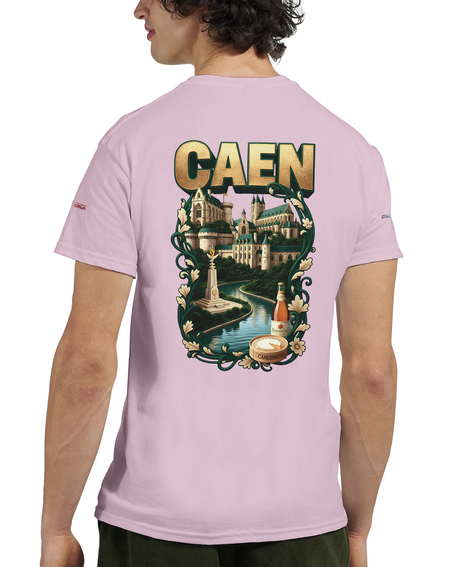Unisex-T-Shirt Caen Stadt in Frankreich | Gildan® 5000