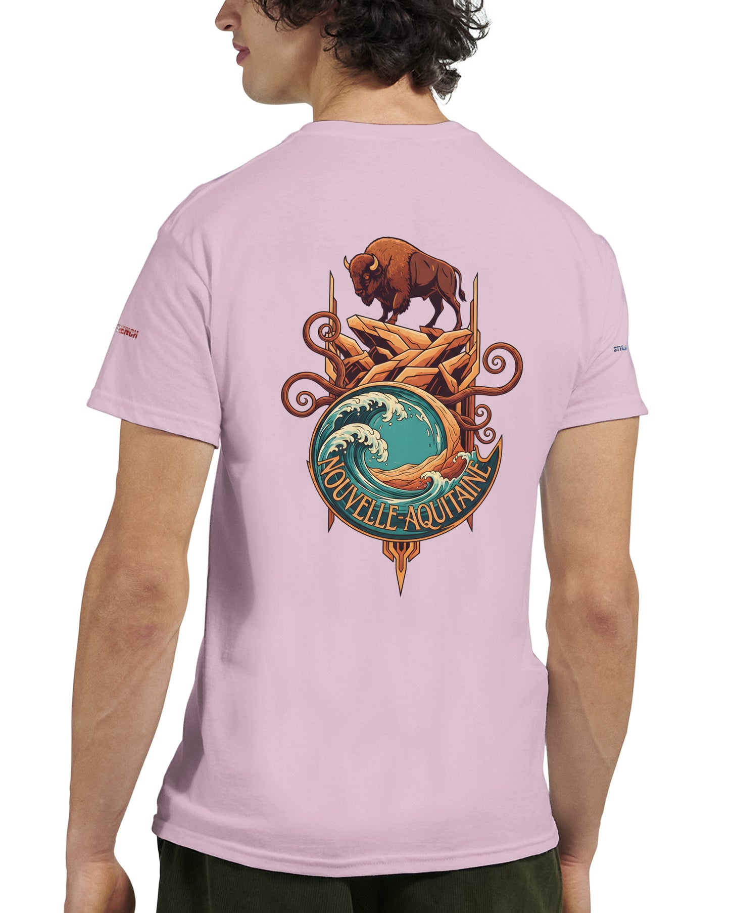 T-Shirt Neu-Aquitanien, dick, Rundhalsausschnitt | Gildan® 5000