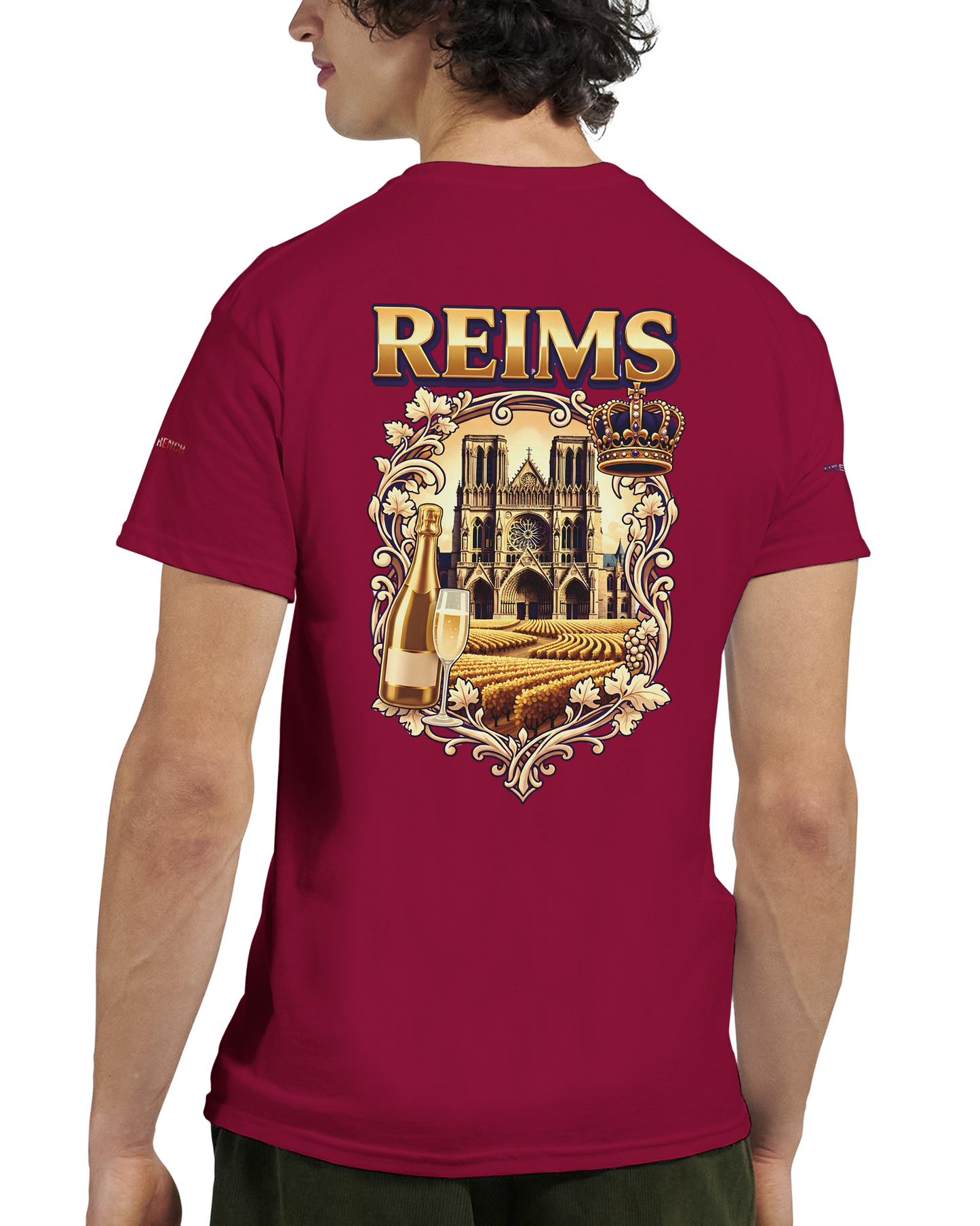 T-shirt Unisexe Reims - Ville de France - Coton Premium