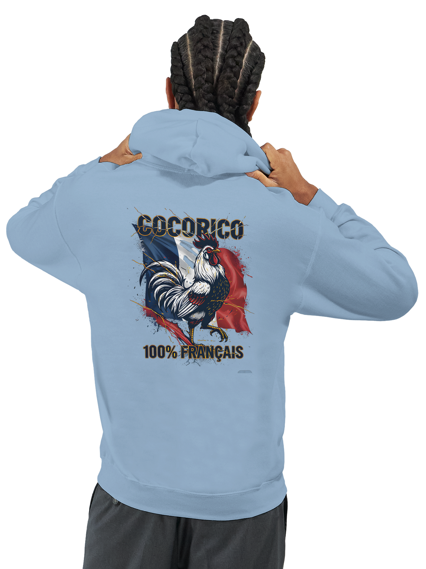 Cocorico Hoodie klassischer französischer Stil | Gildan® 18500