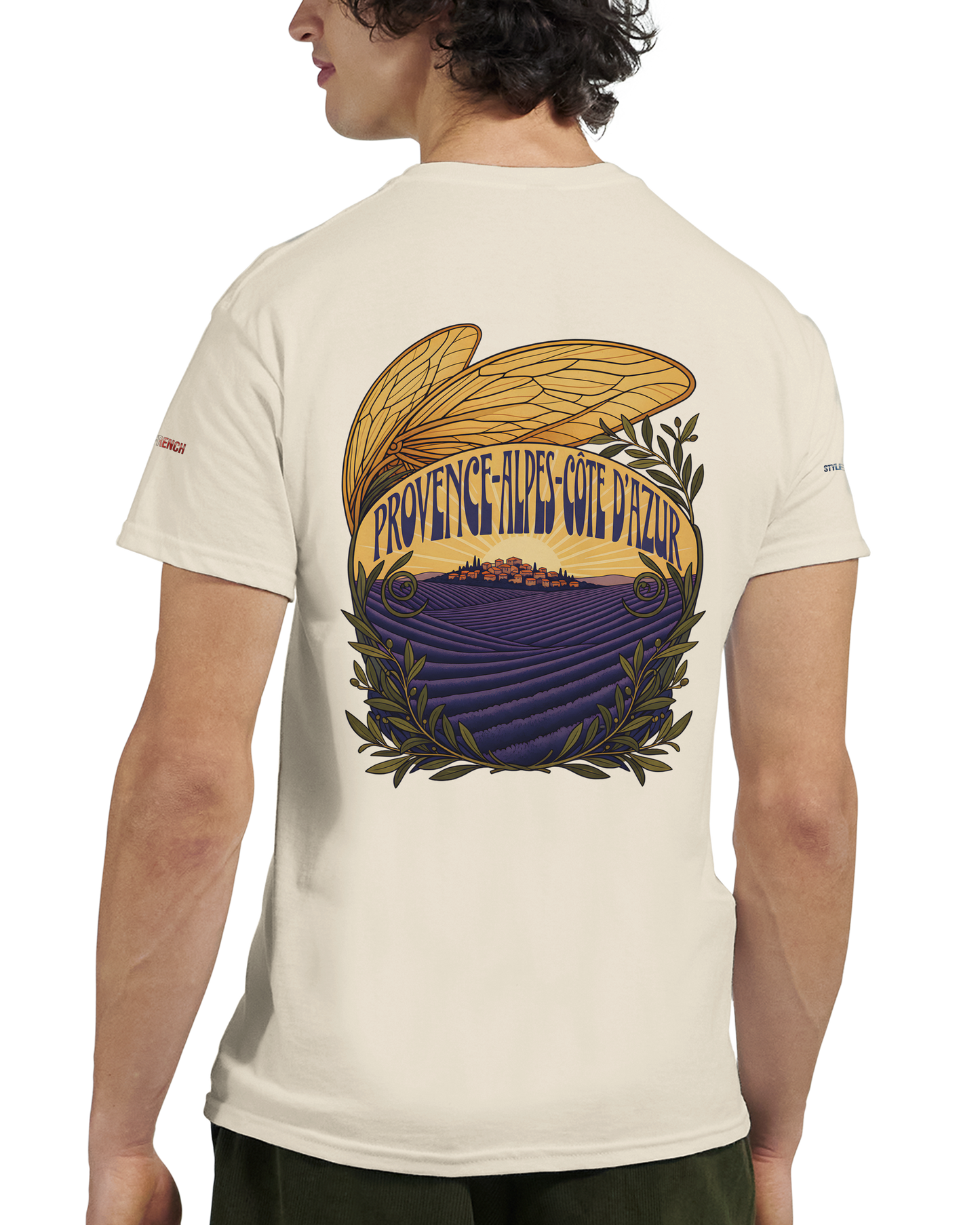Unisex T-Shirt Provence-Alpes-Côte d'Azur, schwerer Rundhalsausschnitt | Gildan® 5000