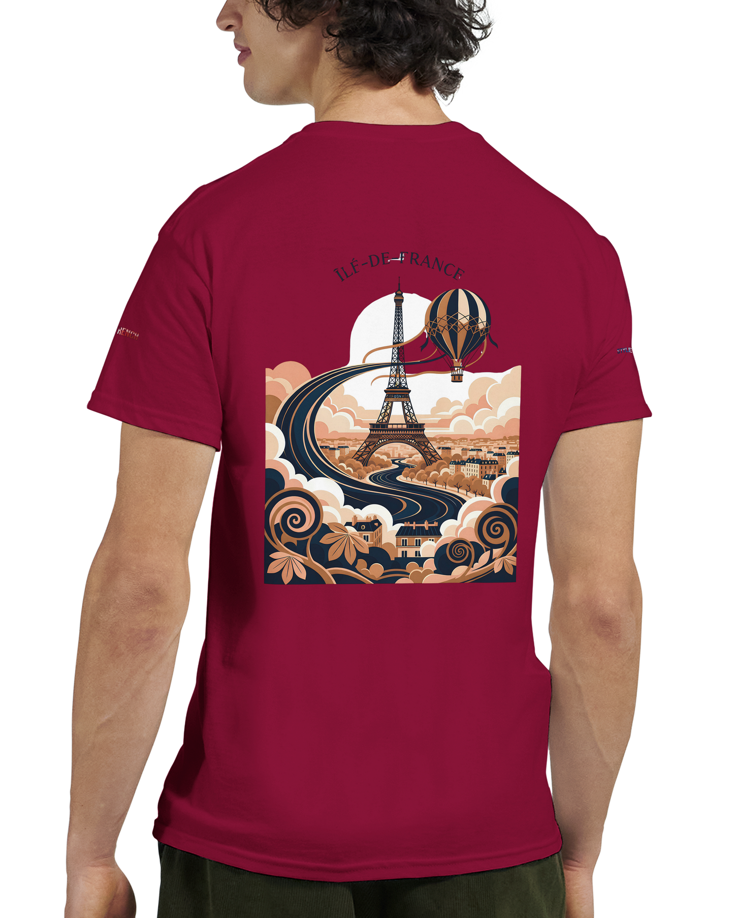 Unisex T-Shirt Île-de-France dick rundhals | Gildan® 5000