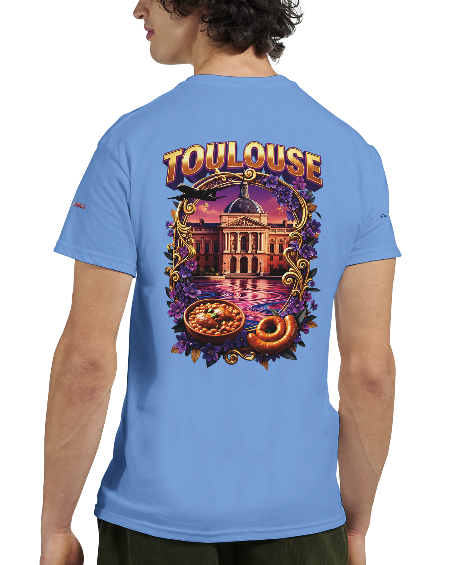 - Unisex Toulouse city of France heavy crewneck t-shirt | Gildan® 5000