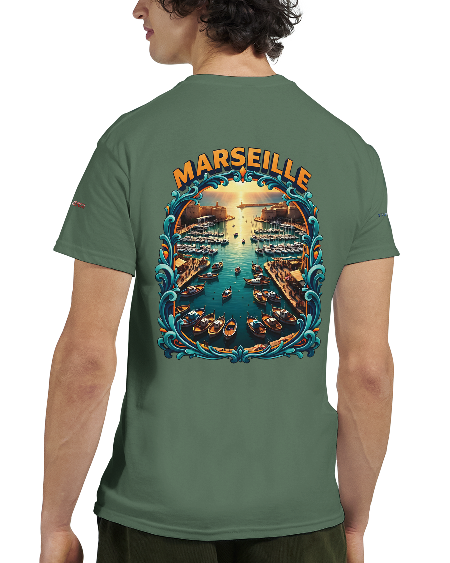 Unisex-T-Shirt Marseille, dick, Rundhalsausschnitt | Gildan® 5000
