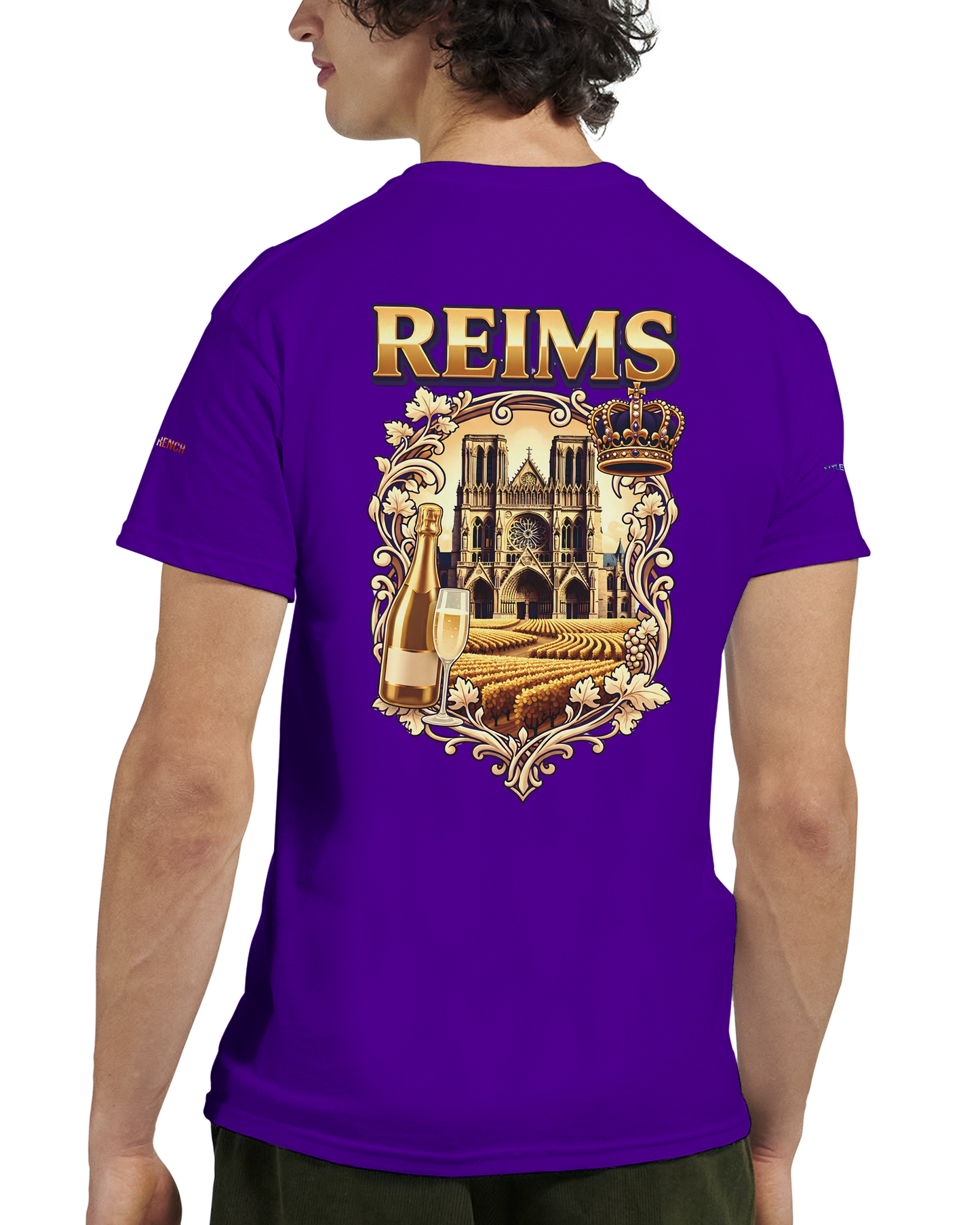 T-shirt Unisexe Reims - Ville de France - Coton Premium