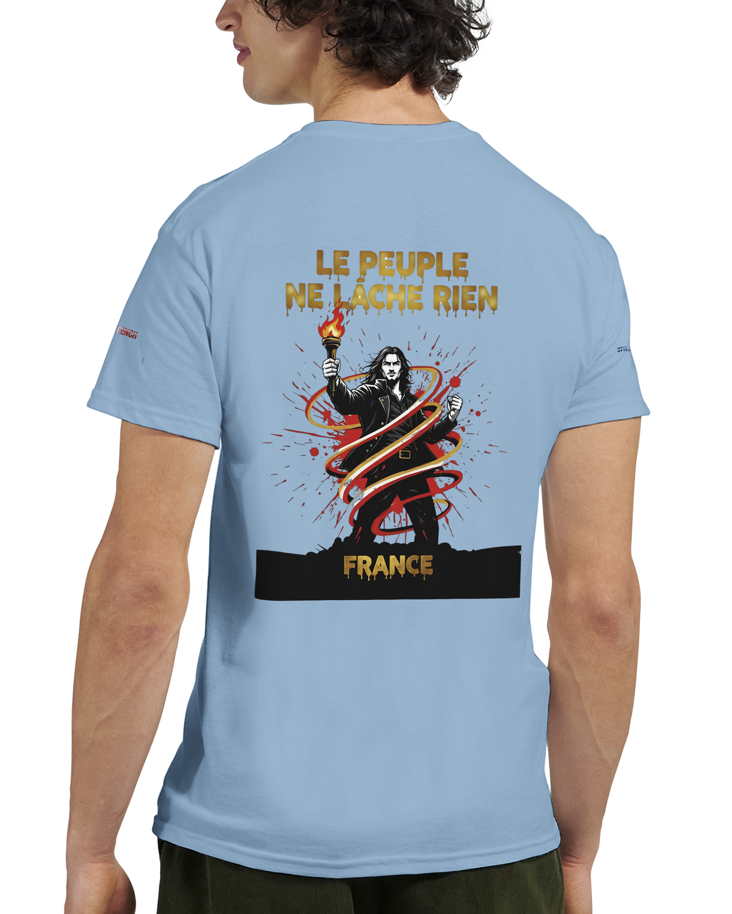 T-shirt Homme Le Peuple Ne Lâche Rien - Coton Premium