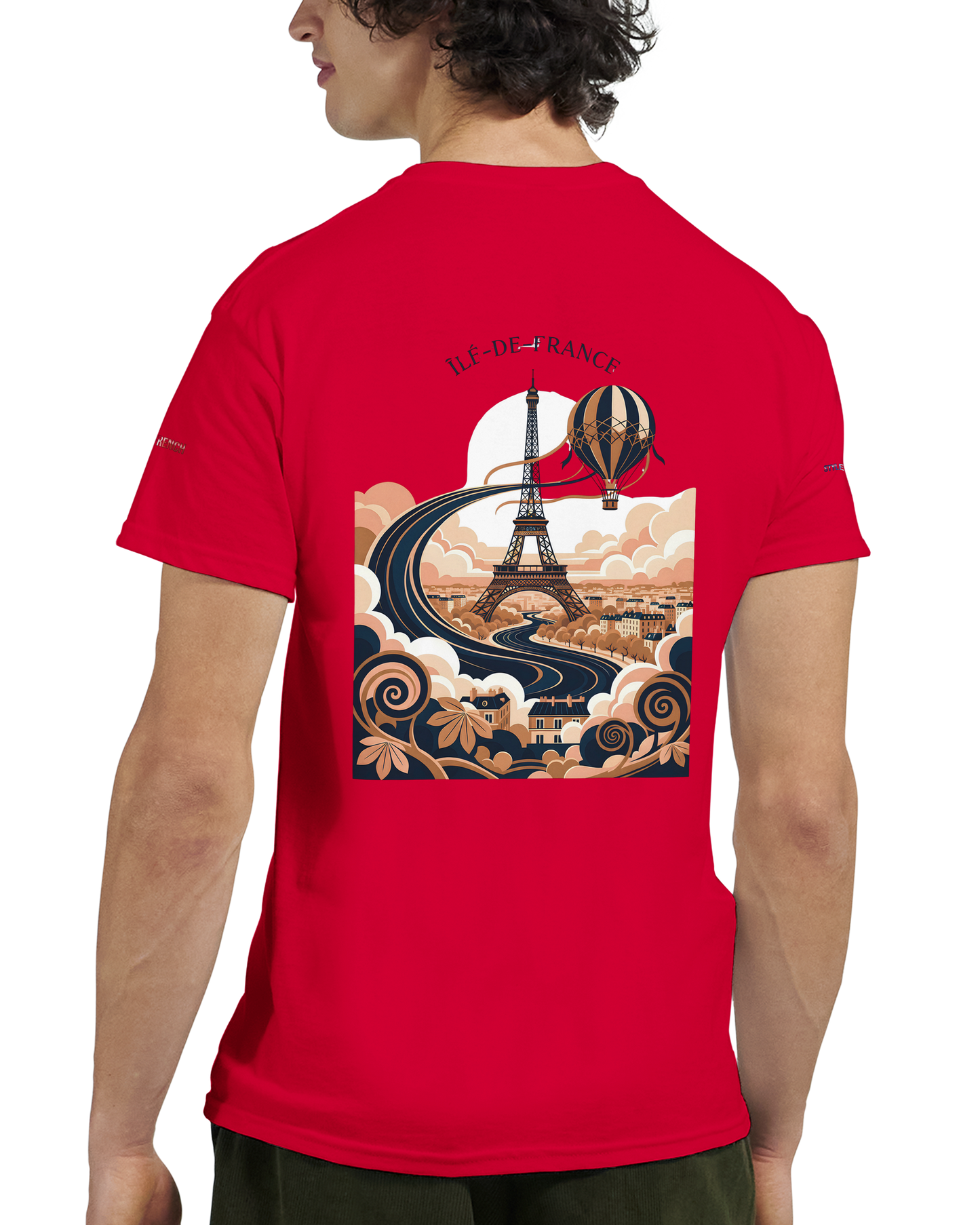 Unisex T-Shirt Île-de-France dick rundhals | Gildan® 5000