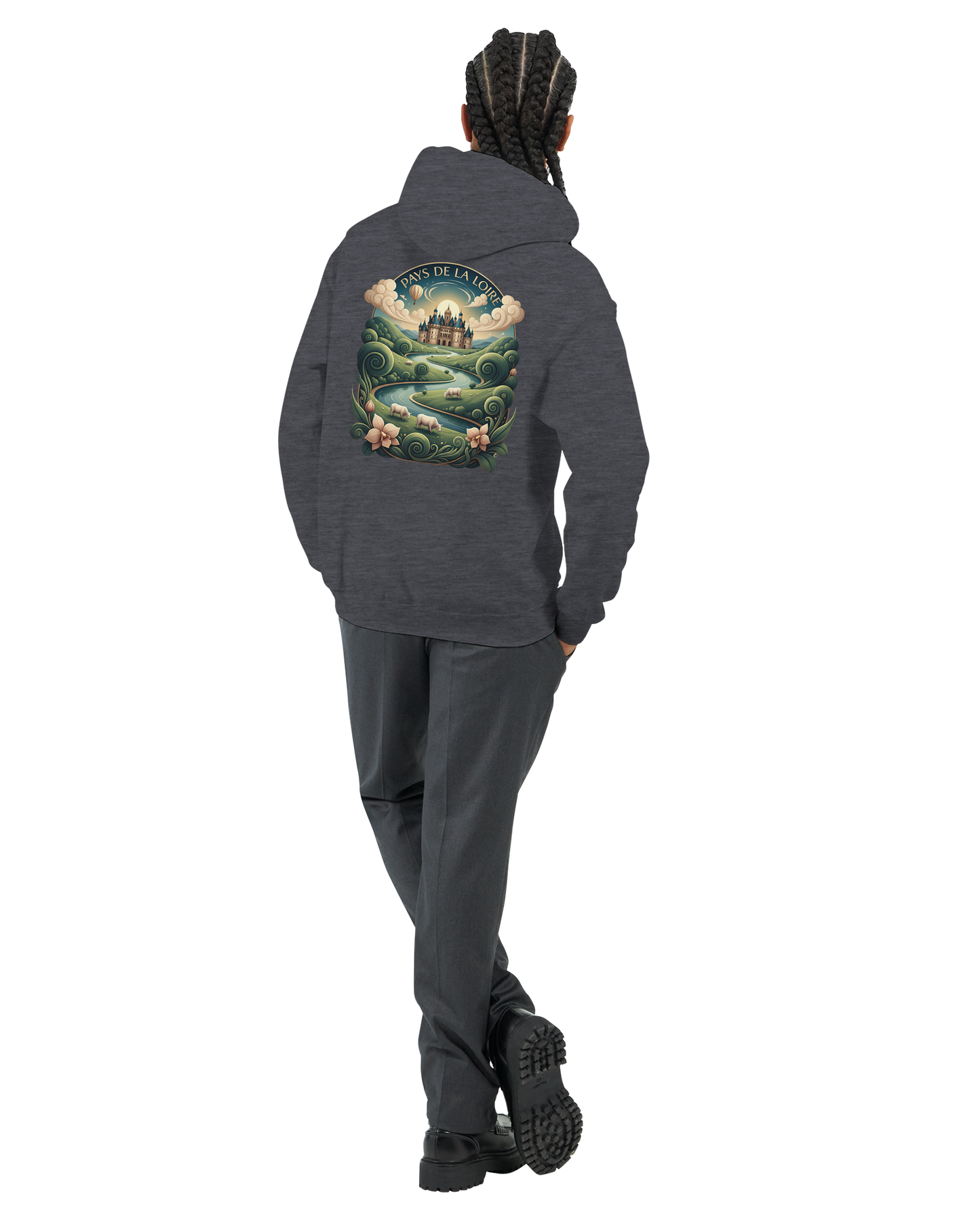 Klassischer Unisex-Kapuzenpullover Pays de la Loire | Gildan® 18500