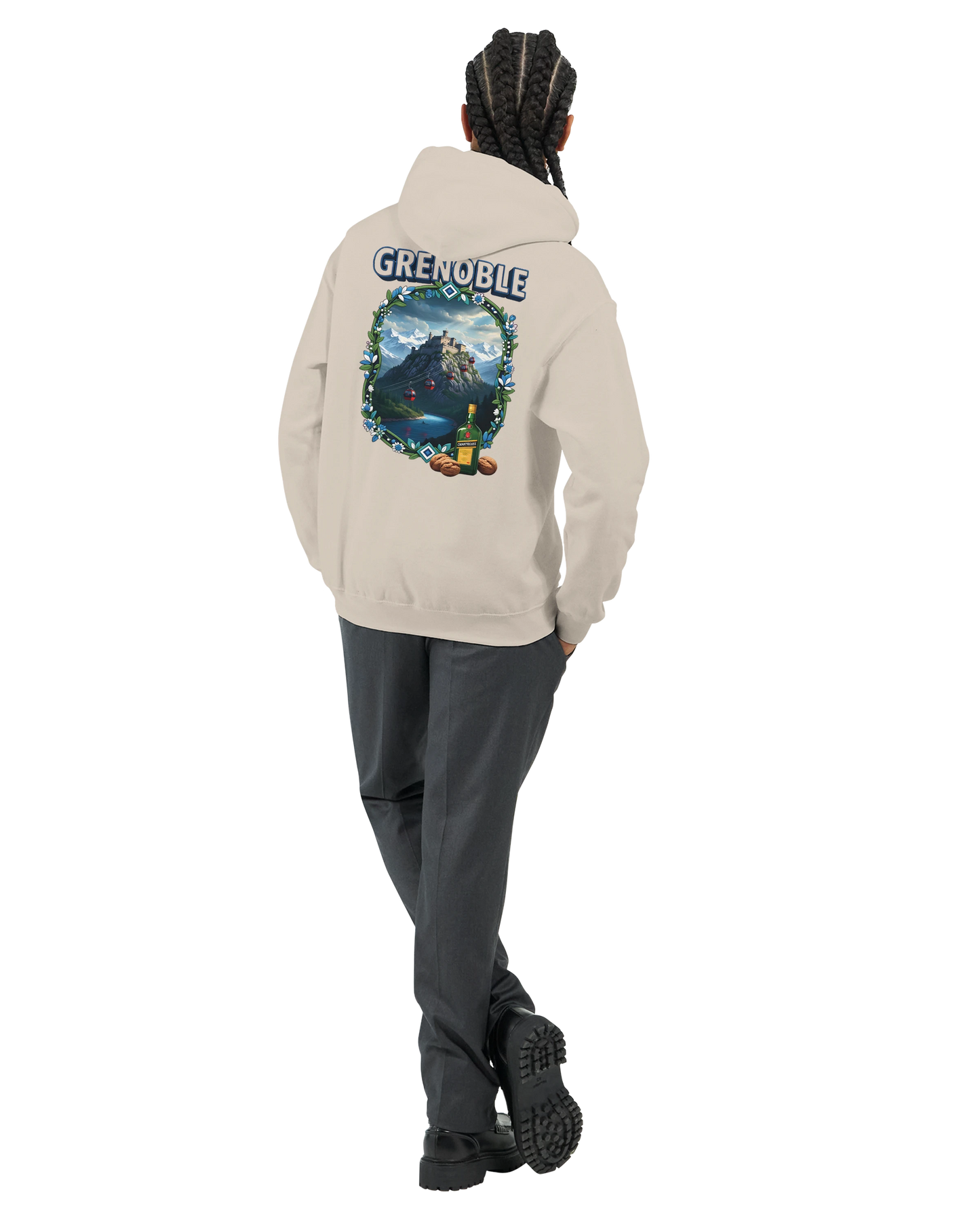Kapuzenpullover Grenoble Stadt in Frankreich Unisex Classic | Gildan® 18500