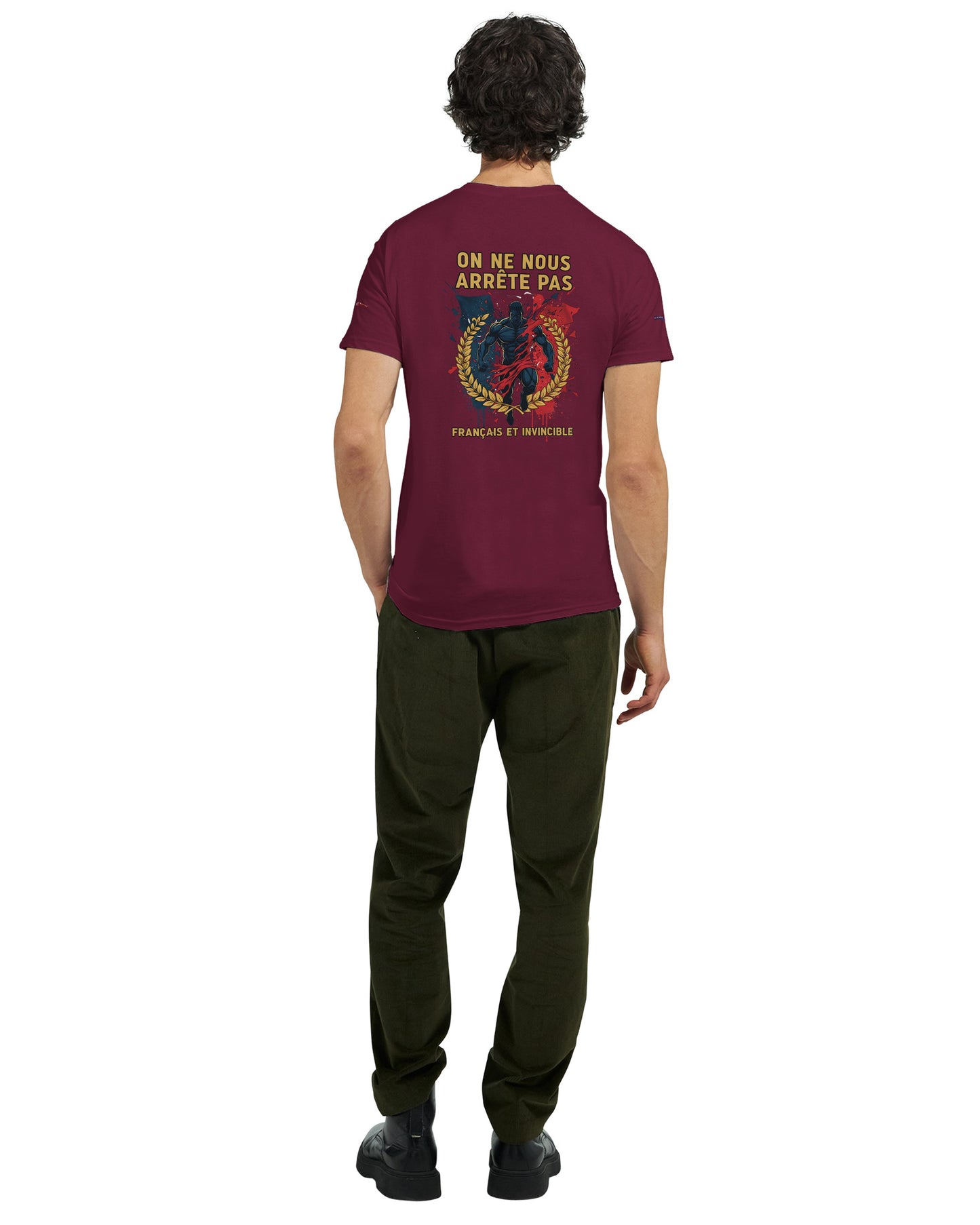 Men's "Can't Stop Us" French Style Heavyweight Crewneck T-shirt | Gildan® 5000