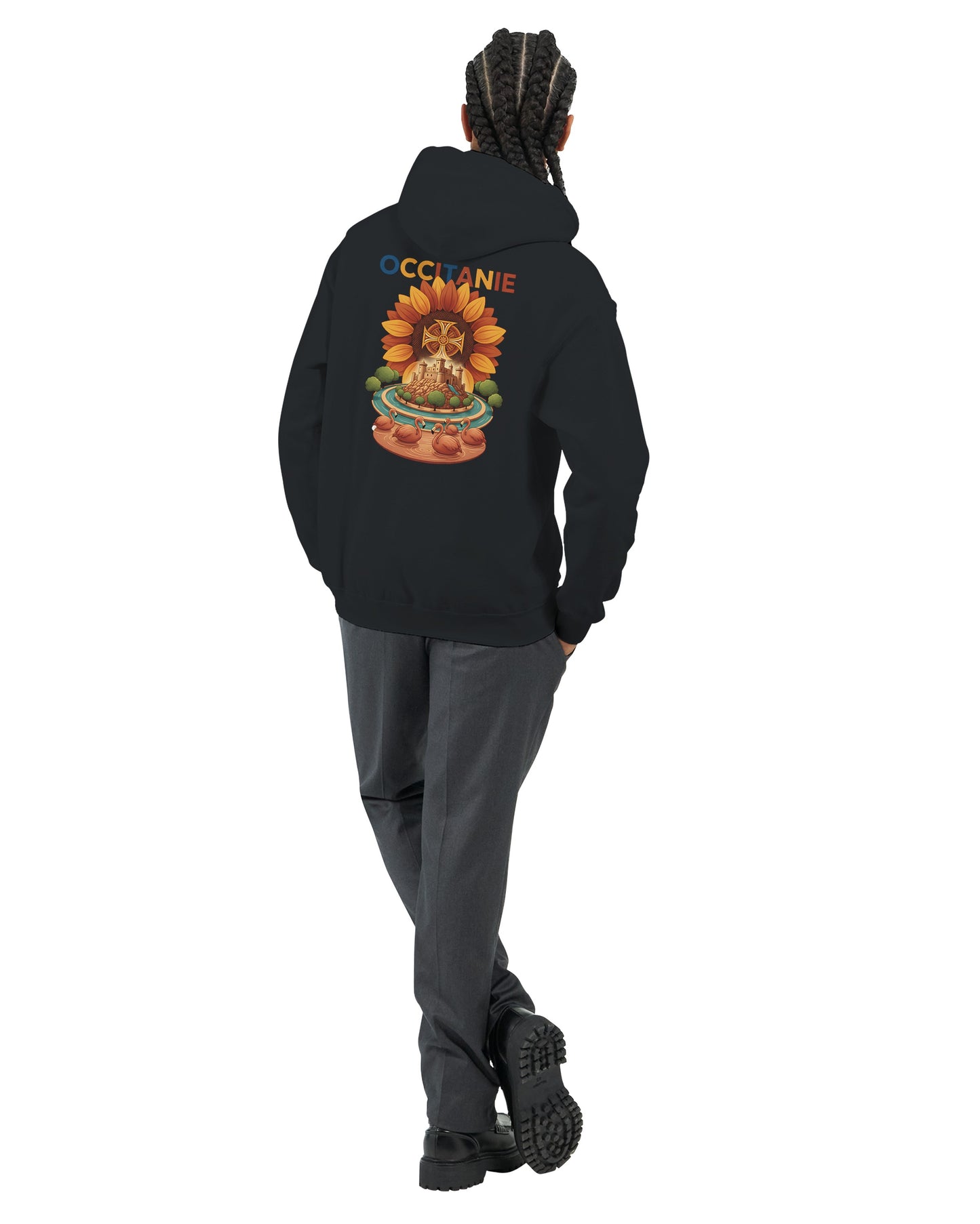 Klassischer Unisex-Kapuzenpullover Okzitanien | Gildan® 18500