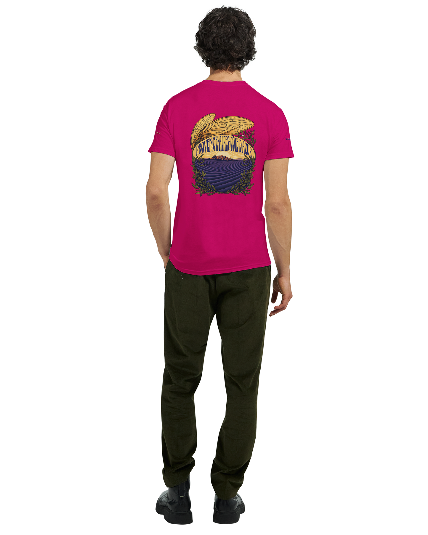 Unisex T-Shirt Provence-Alpes-Côte d'Azur, schwerer Rundhalsausschnitt | Gildan® 5000
