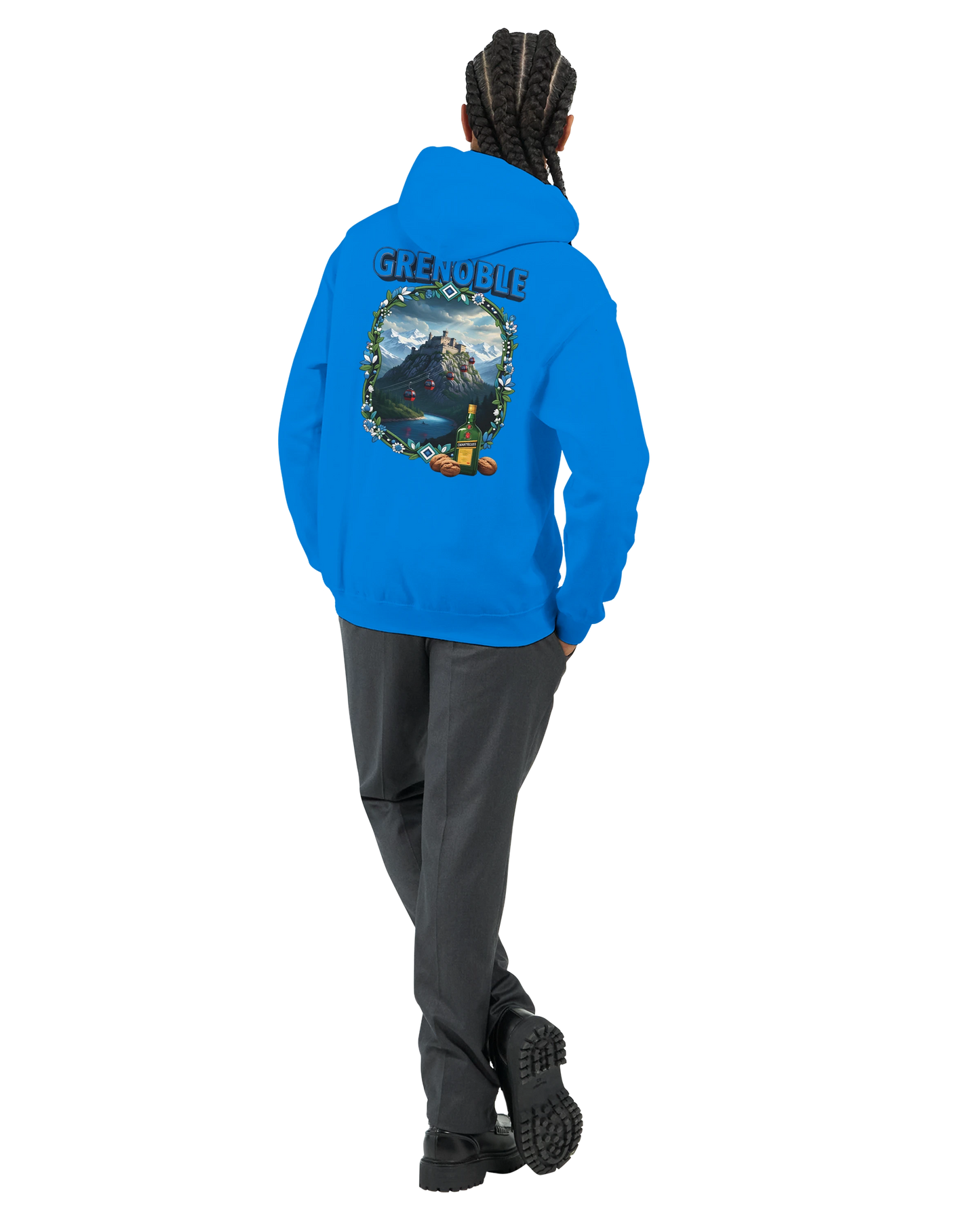 Kapuzenpullover Grenoble Stadt in Frankreich Unisex Classic | Gildan® 18500