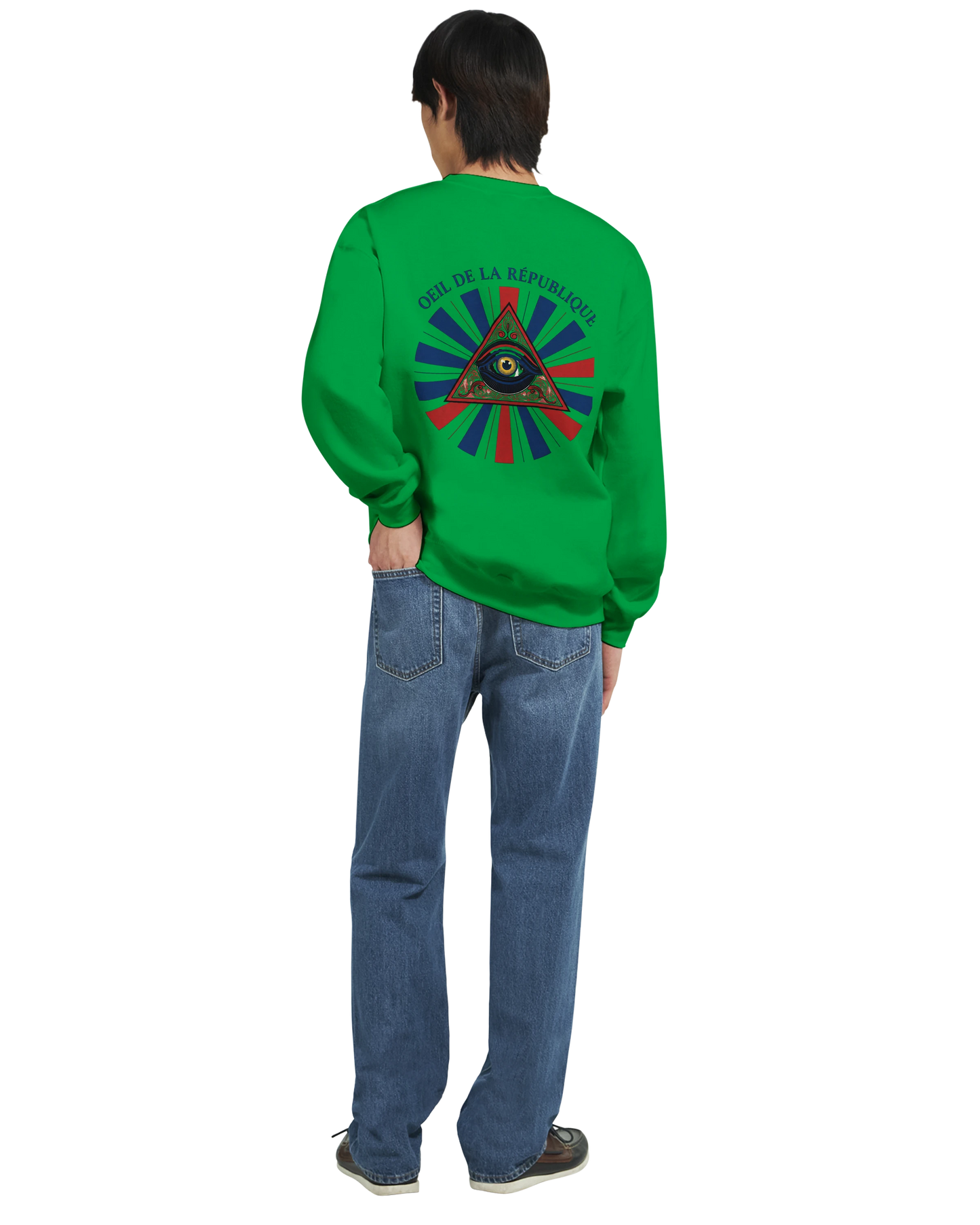 Men's Eye of the Republic Classic Crewneck Sweatshirt | Gildan® 18000