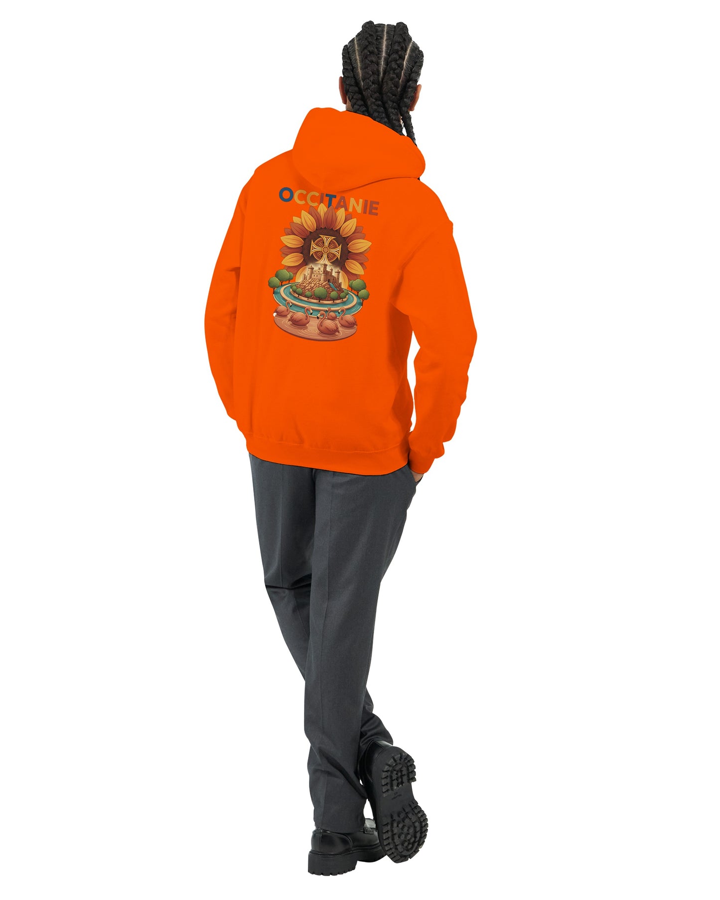 Klassischer Unisex-Kapuzenpullover Okzitanien | Gildan® 18500