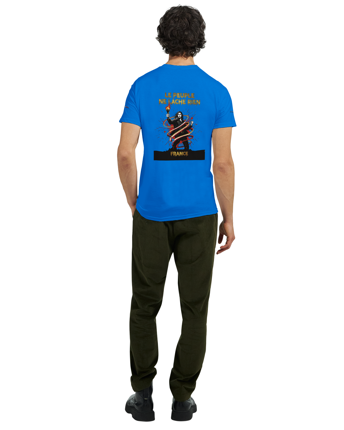 T-shirt Homme Le Peuple Ne Lâche Rien - Coton Premium
