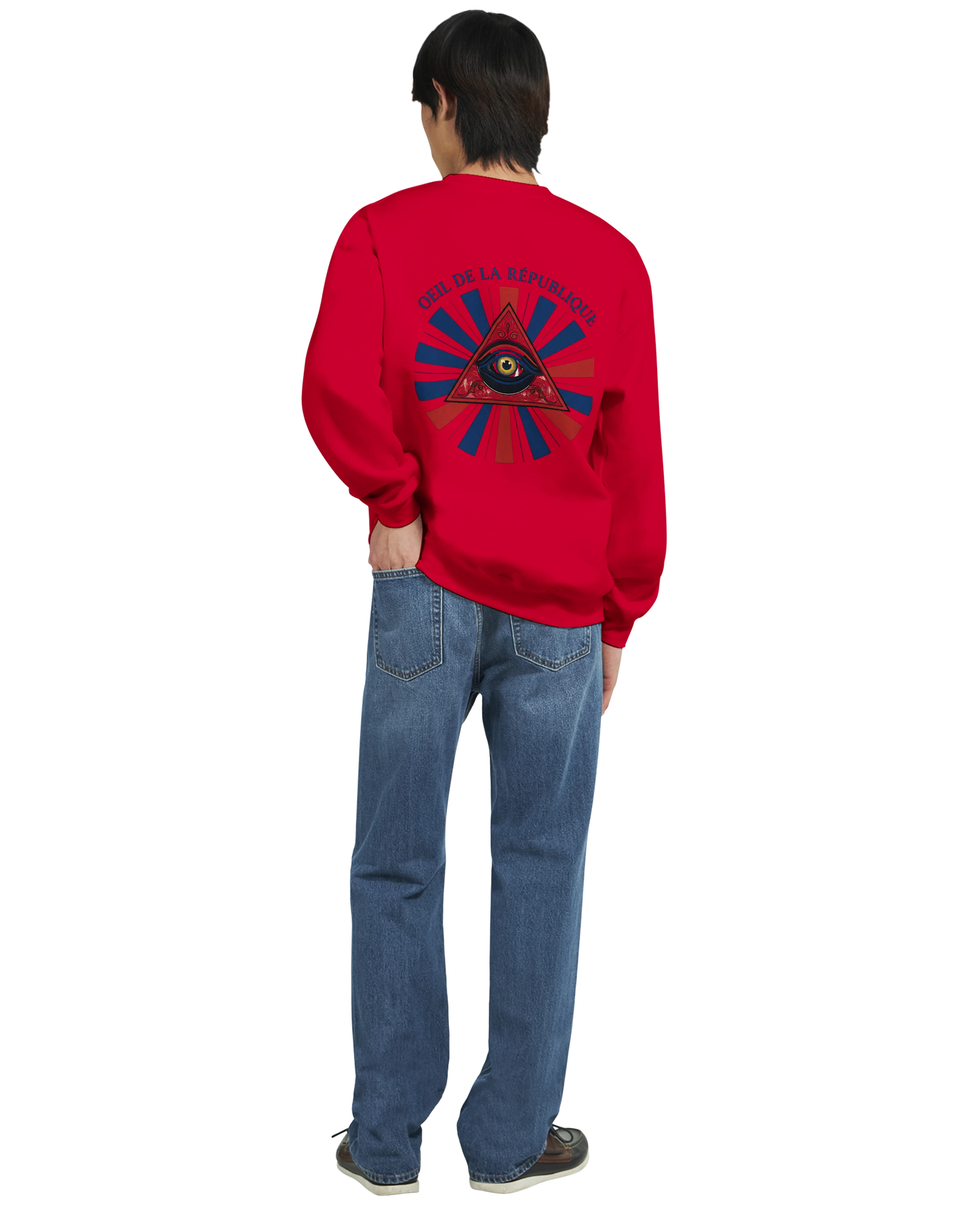 Men's Eye of the Republic Classic Crewneck Sweatshirt | Gildan® 18000