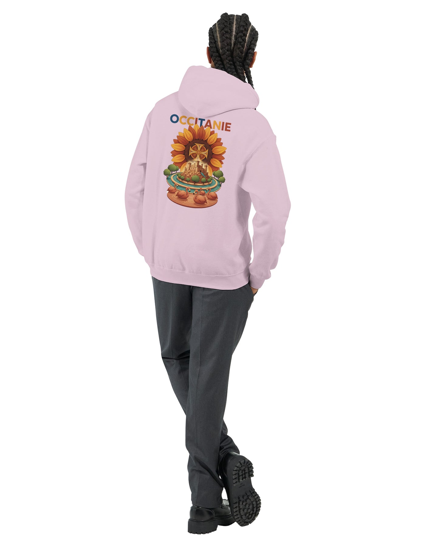 Klassischer Unisex-Kapuzenpullover Okzitanien | Gildan® 18500